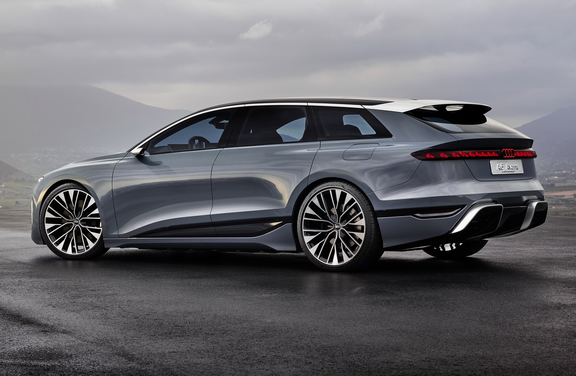 Download 2022 Audi A6 Avant e-tron Concept - Rear Three-Quarter HD Wallpaper 1920x1254 #14