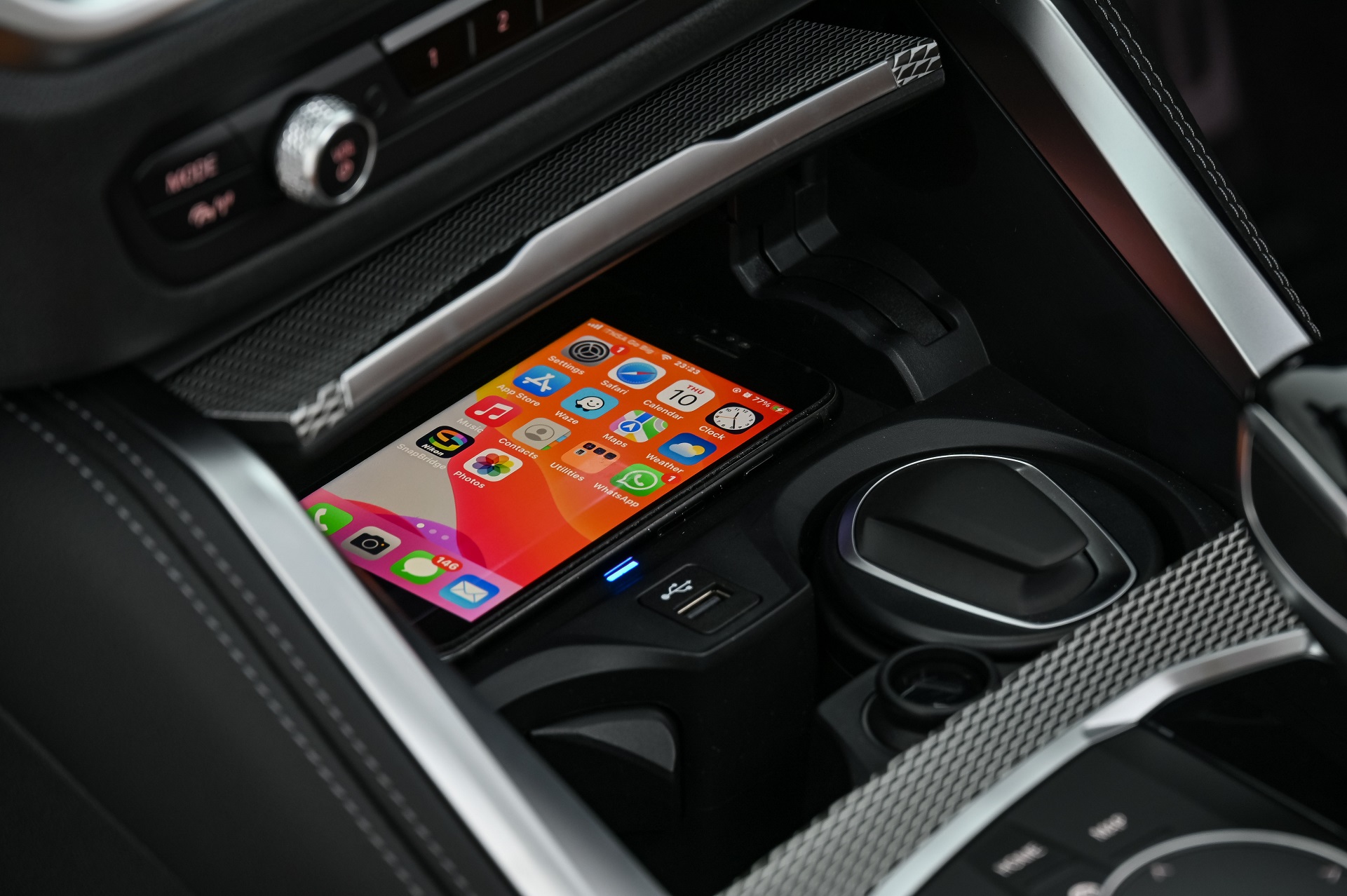 Download 2022 BMW M240i Coupé - SA version - Interior, Detail HD Wallpaper 1921x1278 #32