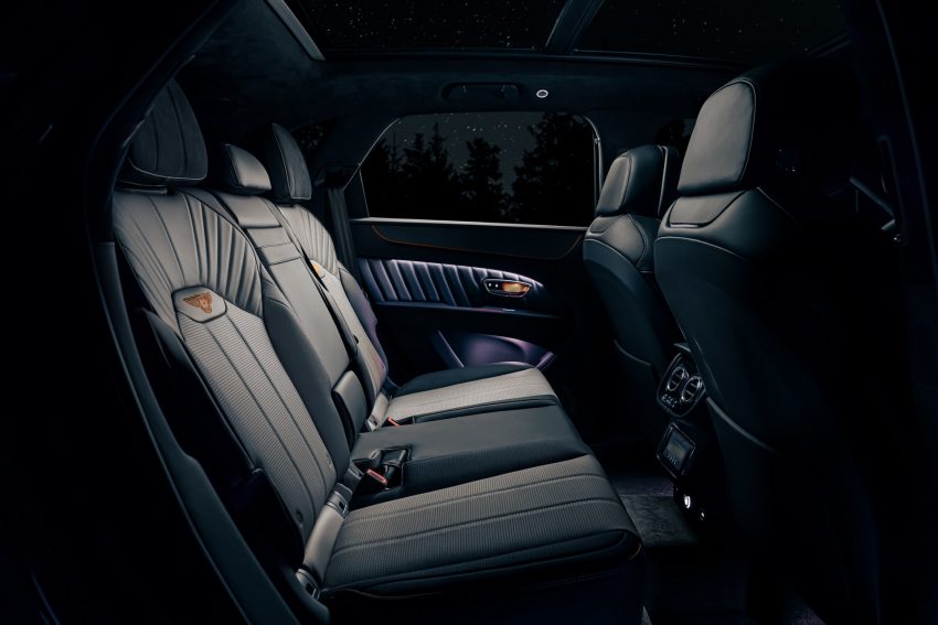 2022 Bentley Bentayga Speed Space Edition - Interior, Rear Seats Wallpaper 850x567 #9