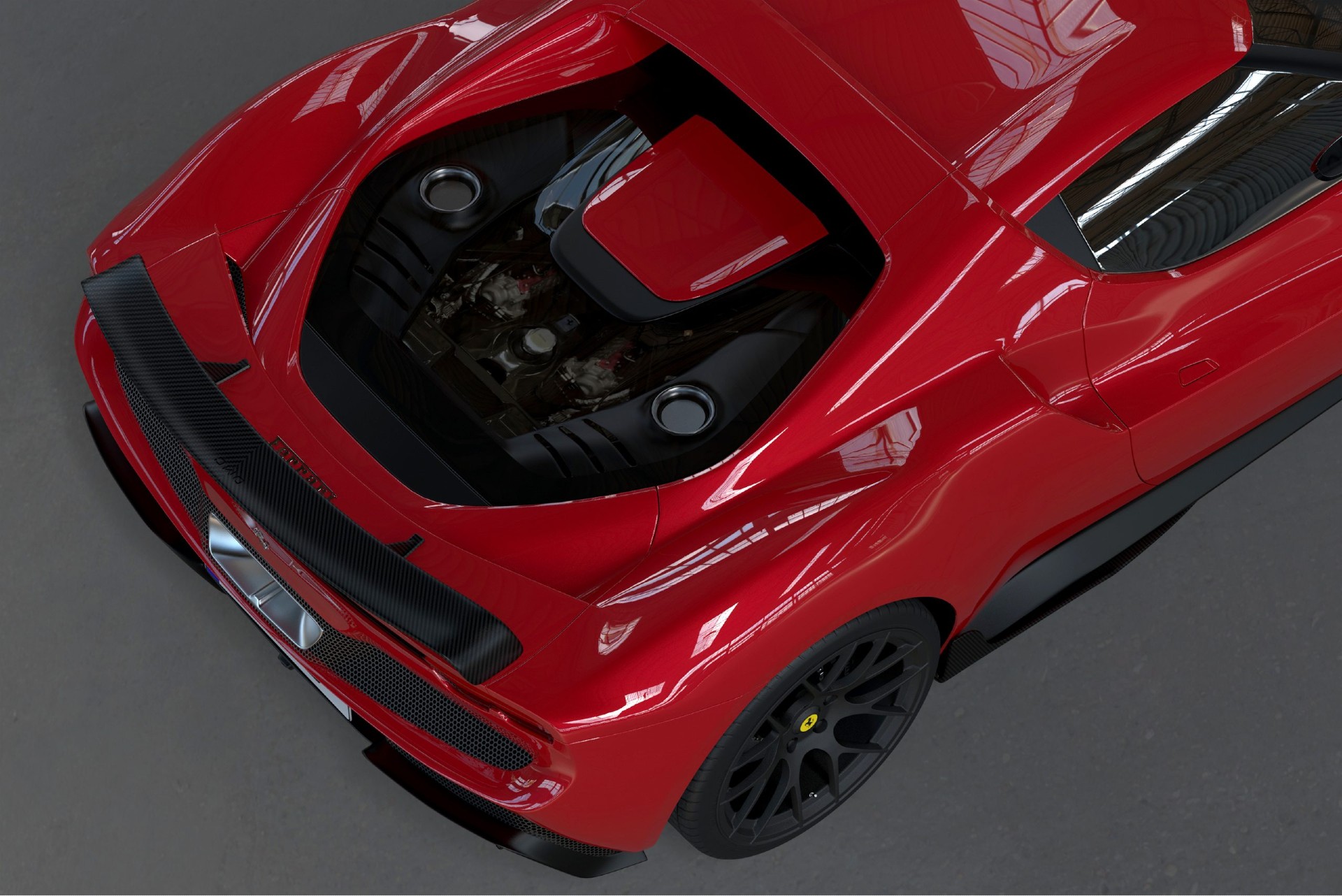 Download 2022 Ferrari 296 GTB Squalo by DMC - Top HD Wallpaper 1920x1282 #11