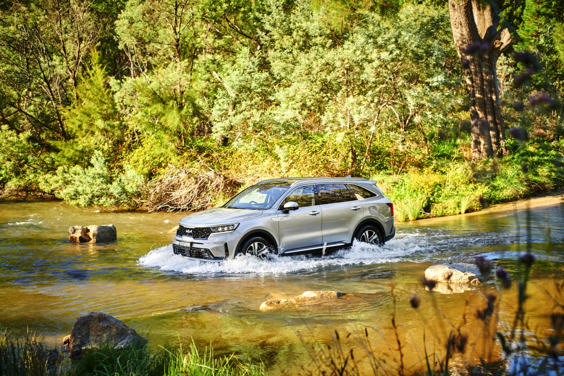 Download 2022 Kia Sorento Hybrid GT-Line - AU version - Off-Road HD Wallpaper 1920x1280 #6