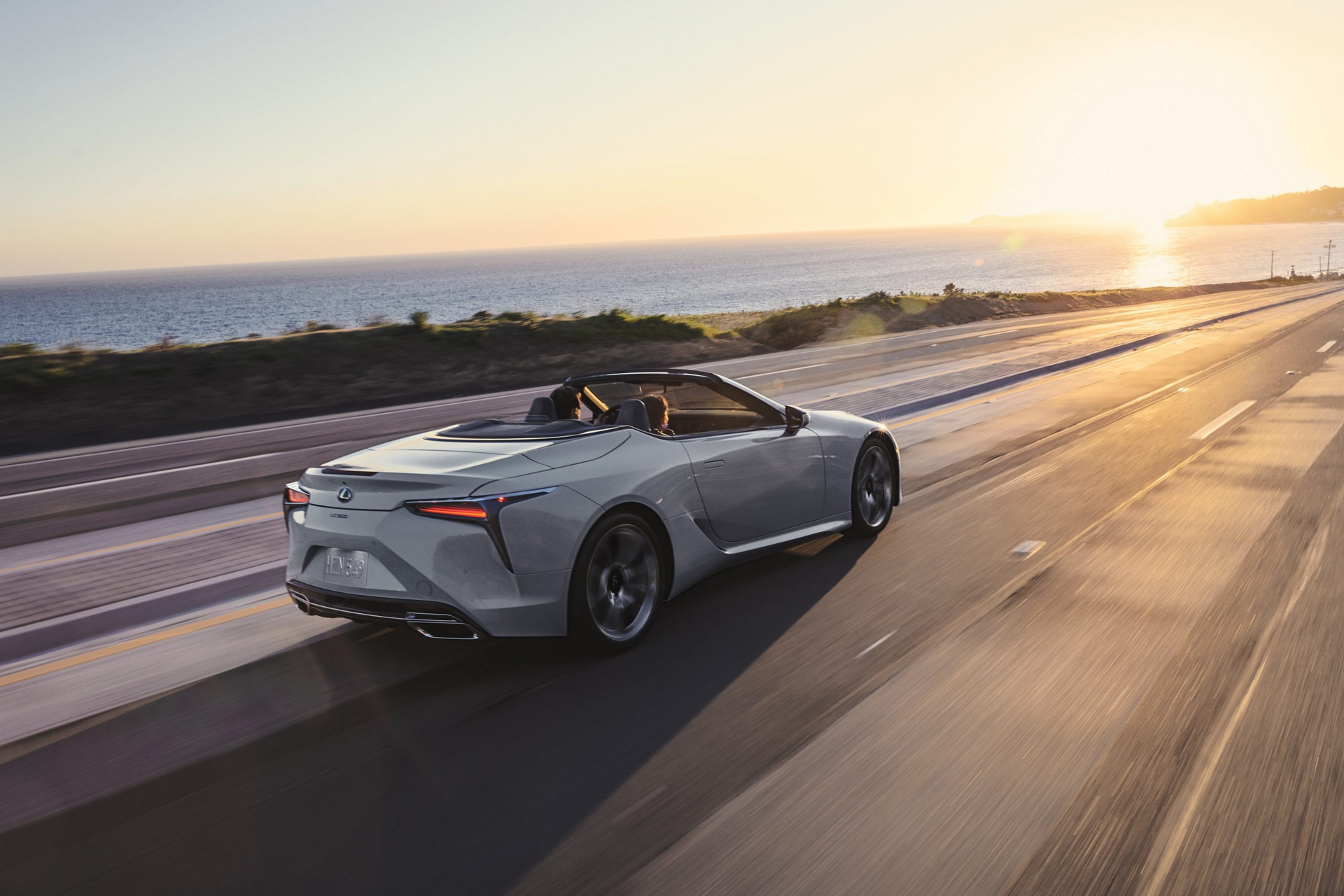 Download 2022 Lexus LC 500 Inspiration Series - Rear Three-Quarter HD Wallpaper 1920x1280 #5