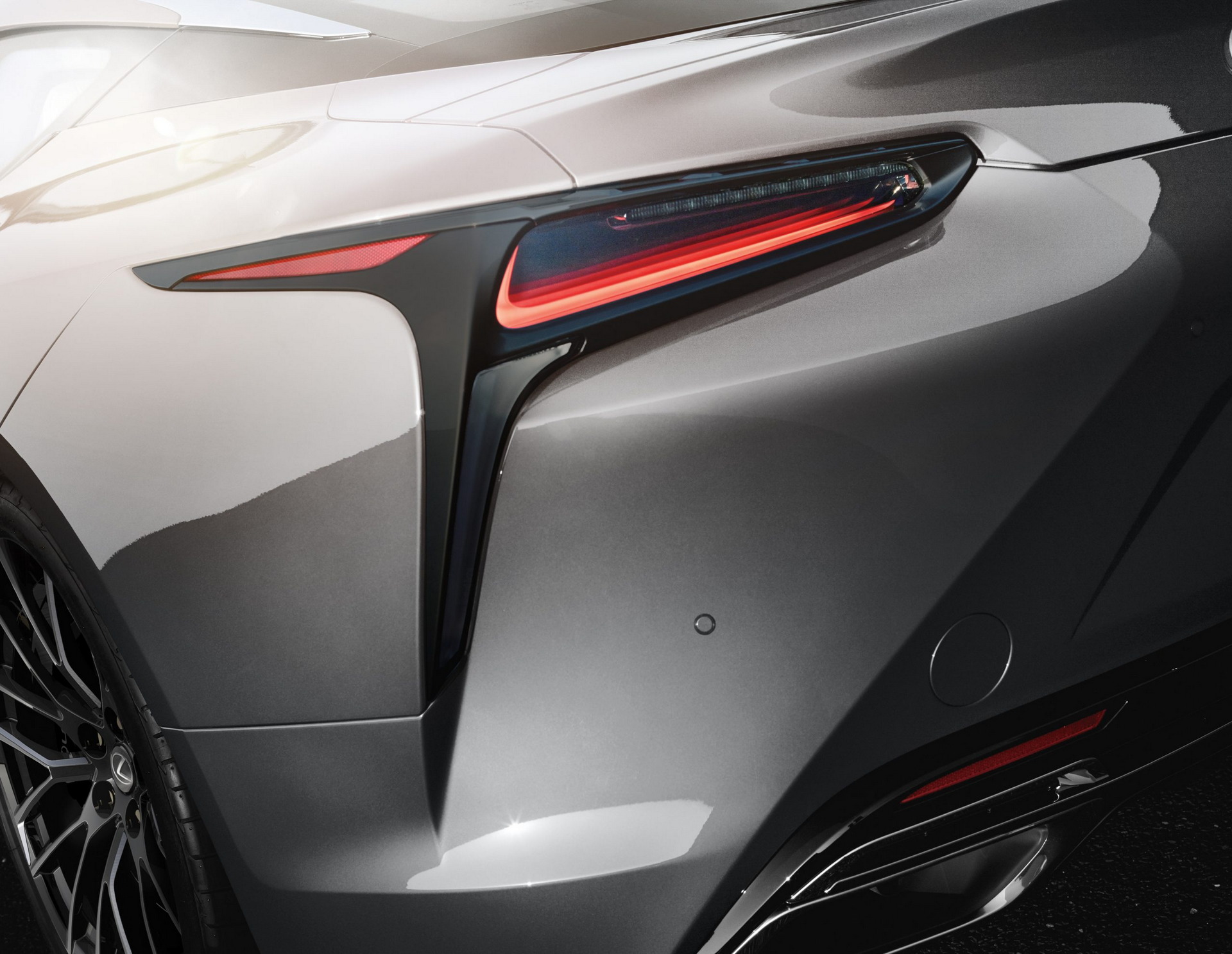 Download 2022 Lexus LC 500 Inspiration Series - Tail Light HD Wallpaper 1920x1487 #7
