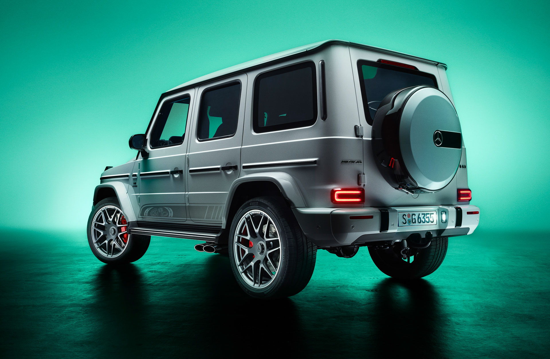 Download 2022 Mercedes-AMG G 63 Edition 55 - Rear Three-Quarter HD Wallpaper 1920x1255 #3