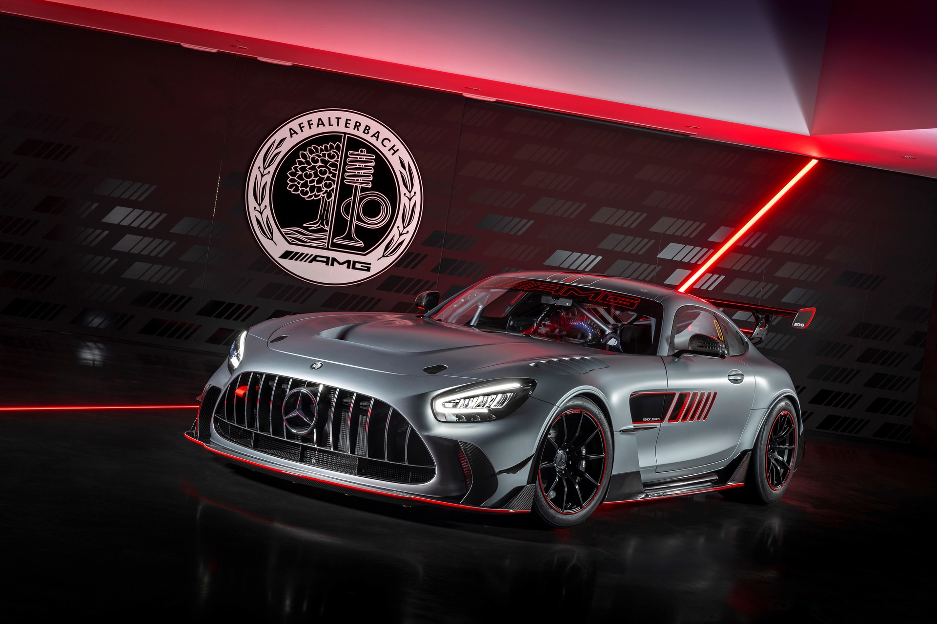 Download 2022 Mercedes-AMG GT Track Series - Front Three-Quarter HD Wallpaper 1920x1280 #1