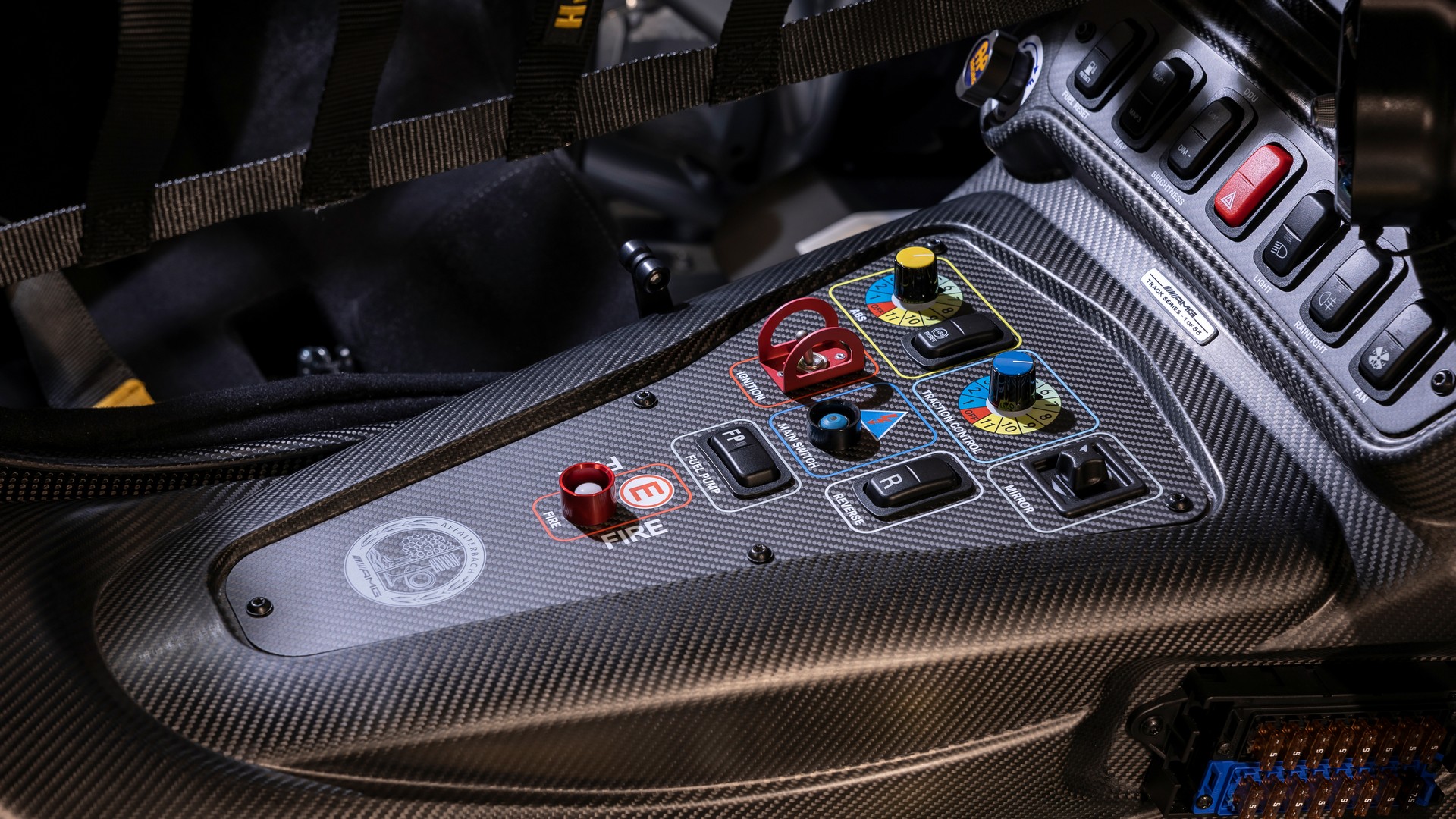 Download 2022 Mercedes-AMG GT Track Series - Interior, Detail HD Wallpaper 1920x1080 #14