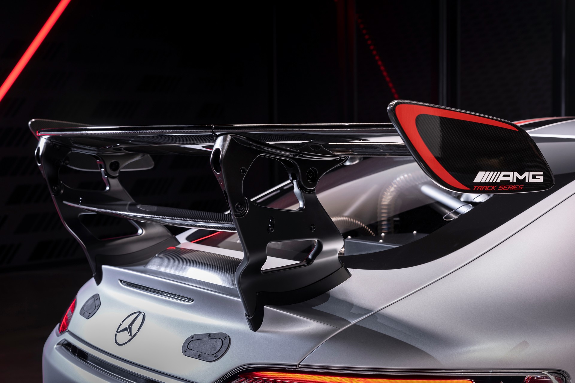 Download 2022 Mercedes-AMG GT Track Series - Spoiler HD Wallpaper 1920x1280 #12