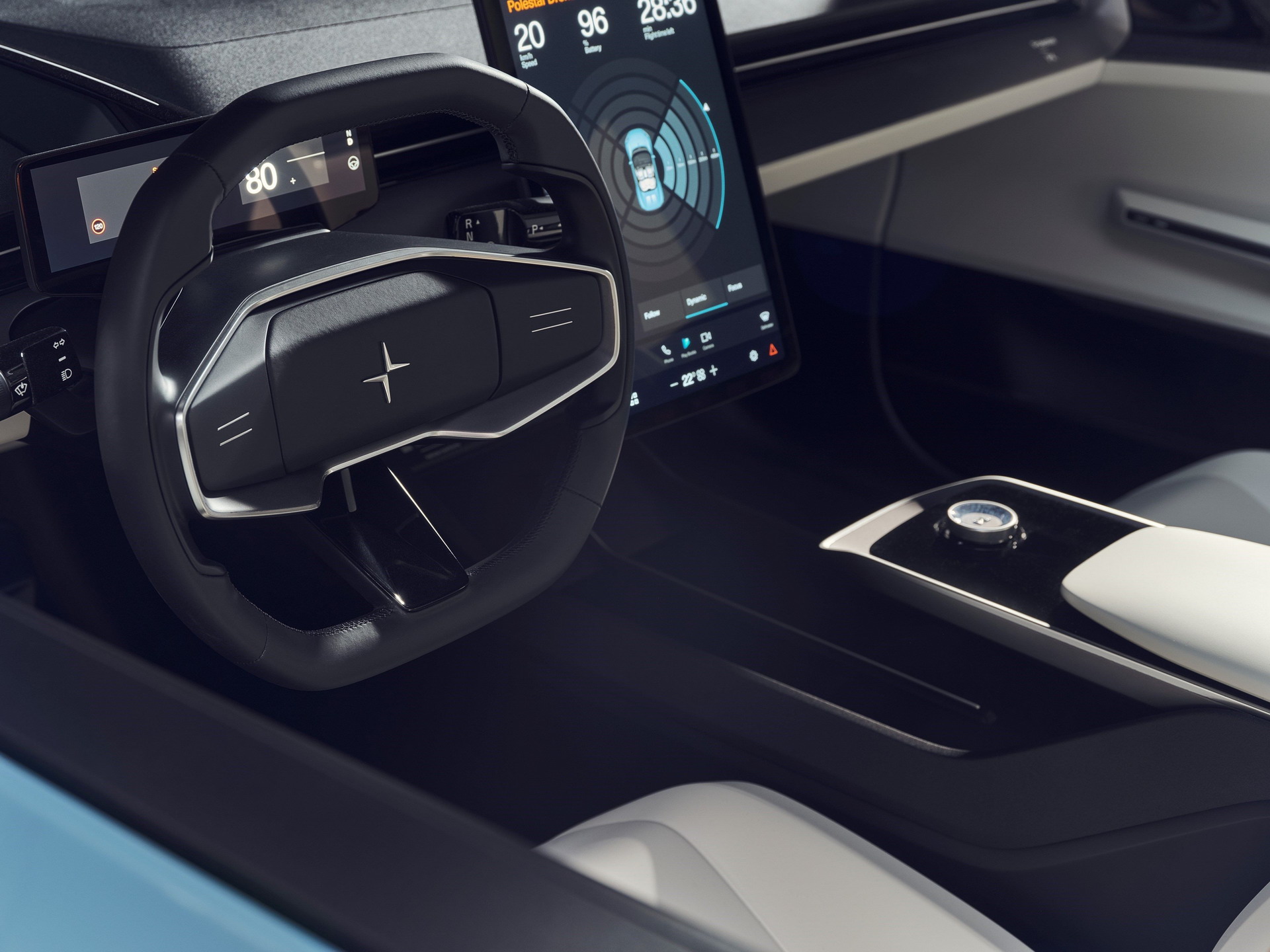 Download 2022 Polestar O2 Concept - Interior, Steering Wheel HD Wallpaper 1920x1440 #21