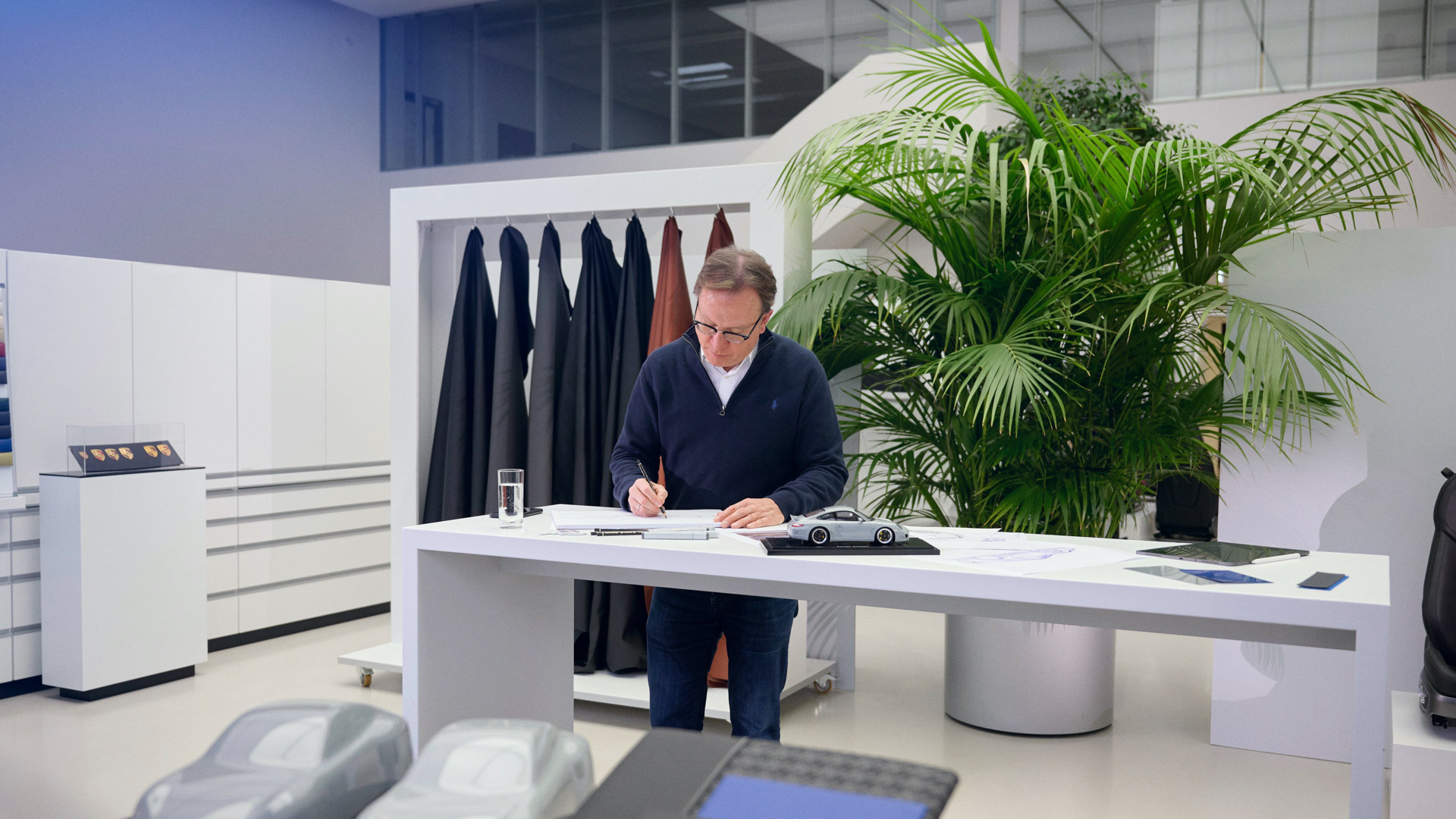 Download 2022 Porsche 911 Classic Club Coupe - Design Sketch HD Wallpaper 1920x1080 #38