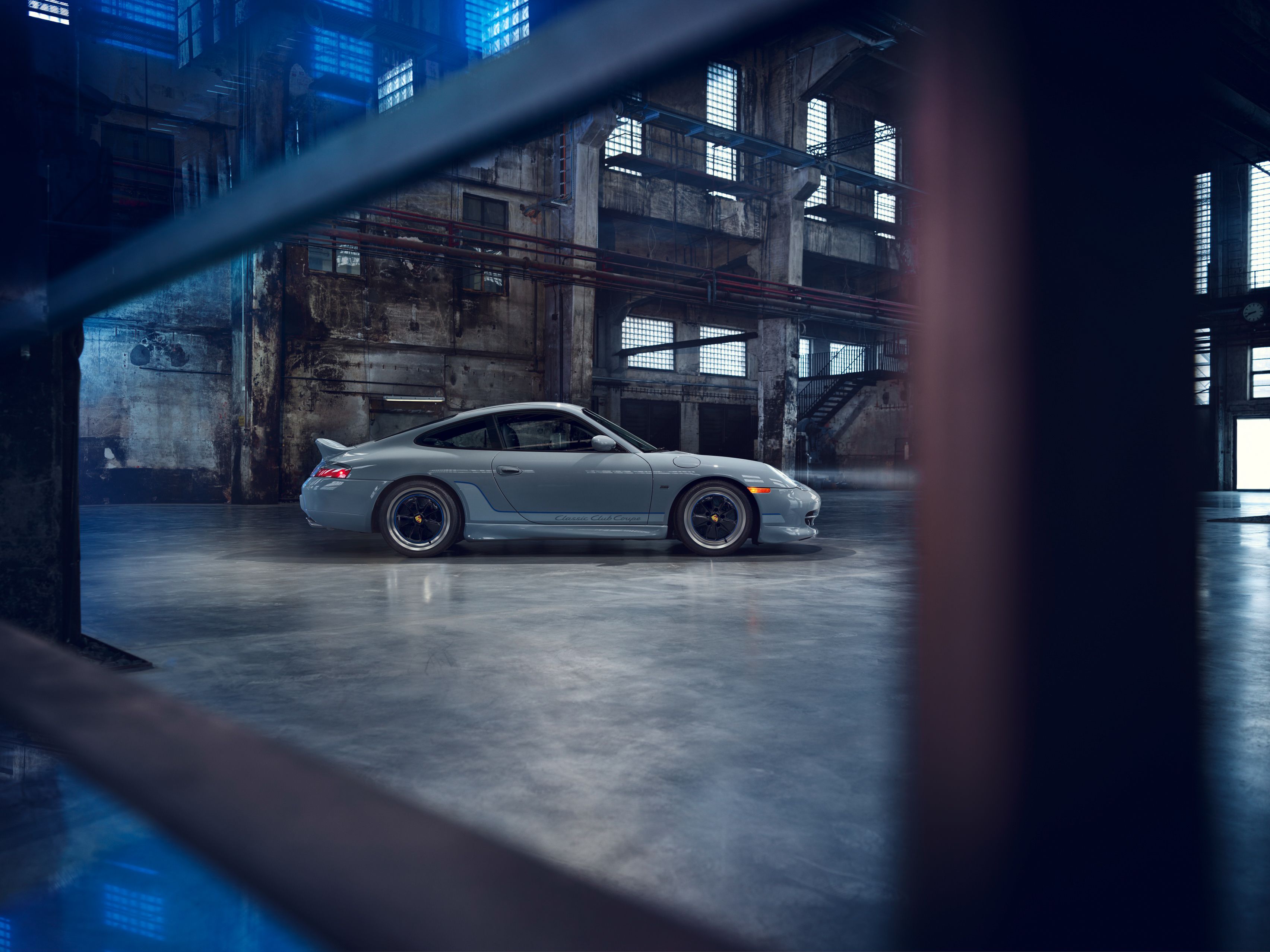 Download 2022 Porsche 911 Classic Club Coupe - Side HD Wallpaper 3409x2557 #12