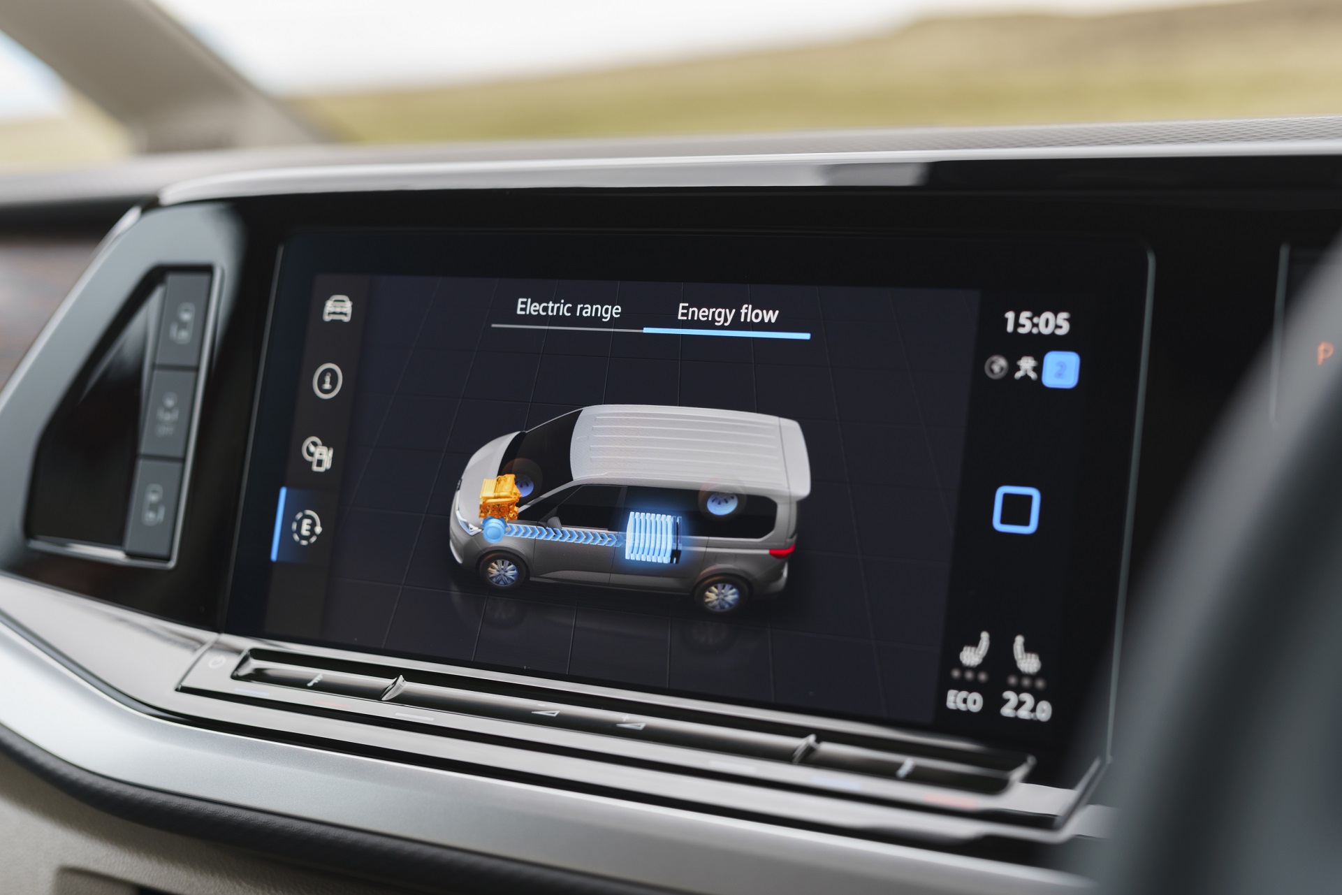 Download 2022 Volkswagen Multivan - UK version - Central Console HD Wallpaper 1921x1281 #37