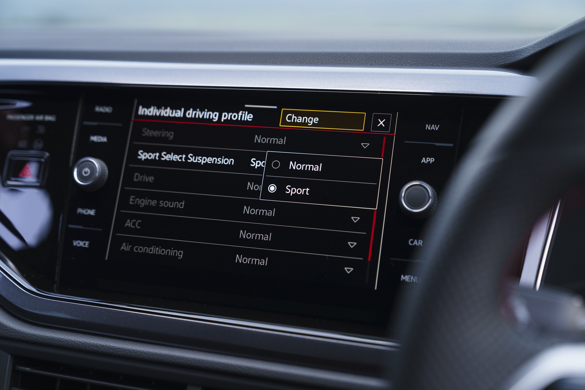 Download 2022 Volkswagen Polo GTI - UK version - Central Console HD Wallpaper 1921x1281 #27