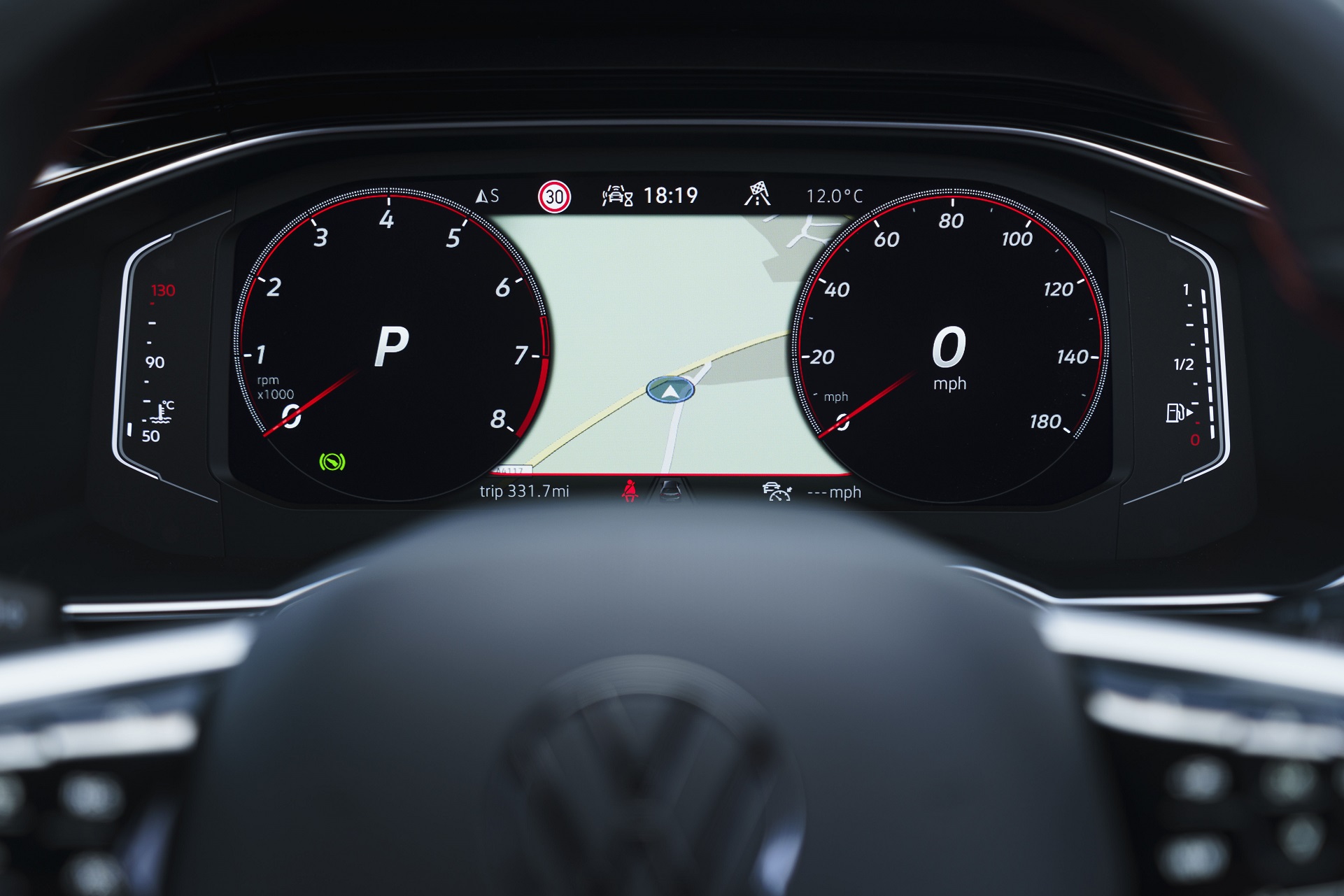 Download 2022 Volkswagen Polo GTI - UK version - Instrument Cluster HD Wallpaper 1921x1281 #24