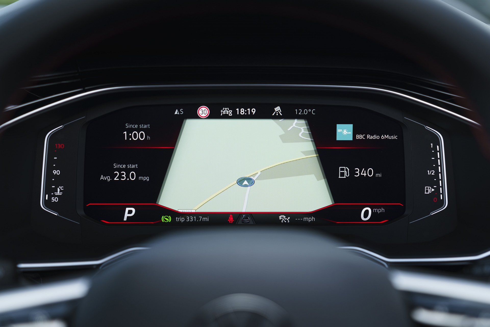 Download 2022 Volkswagen Polo GTI - UK version - Instrument Cluster HD Wallpaper 1921x1281 #23