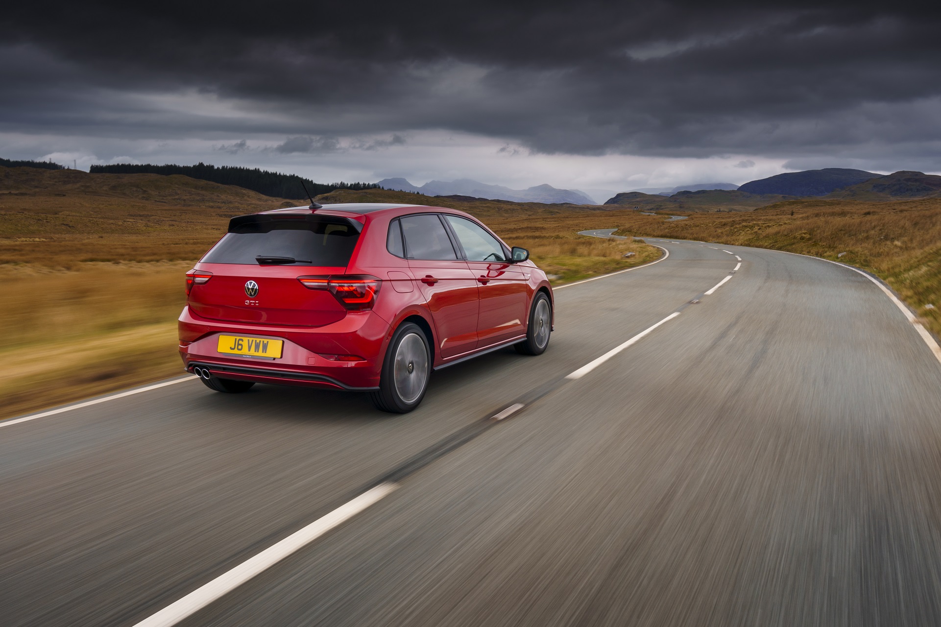 Download 2022 Volkswagen Polo GTI - UK version - Rear Three-Quarter HD Wallpaper 1921x1280 #2