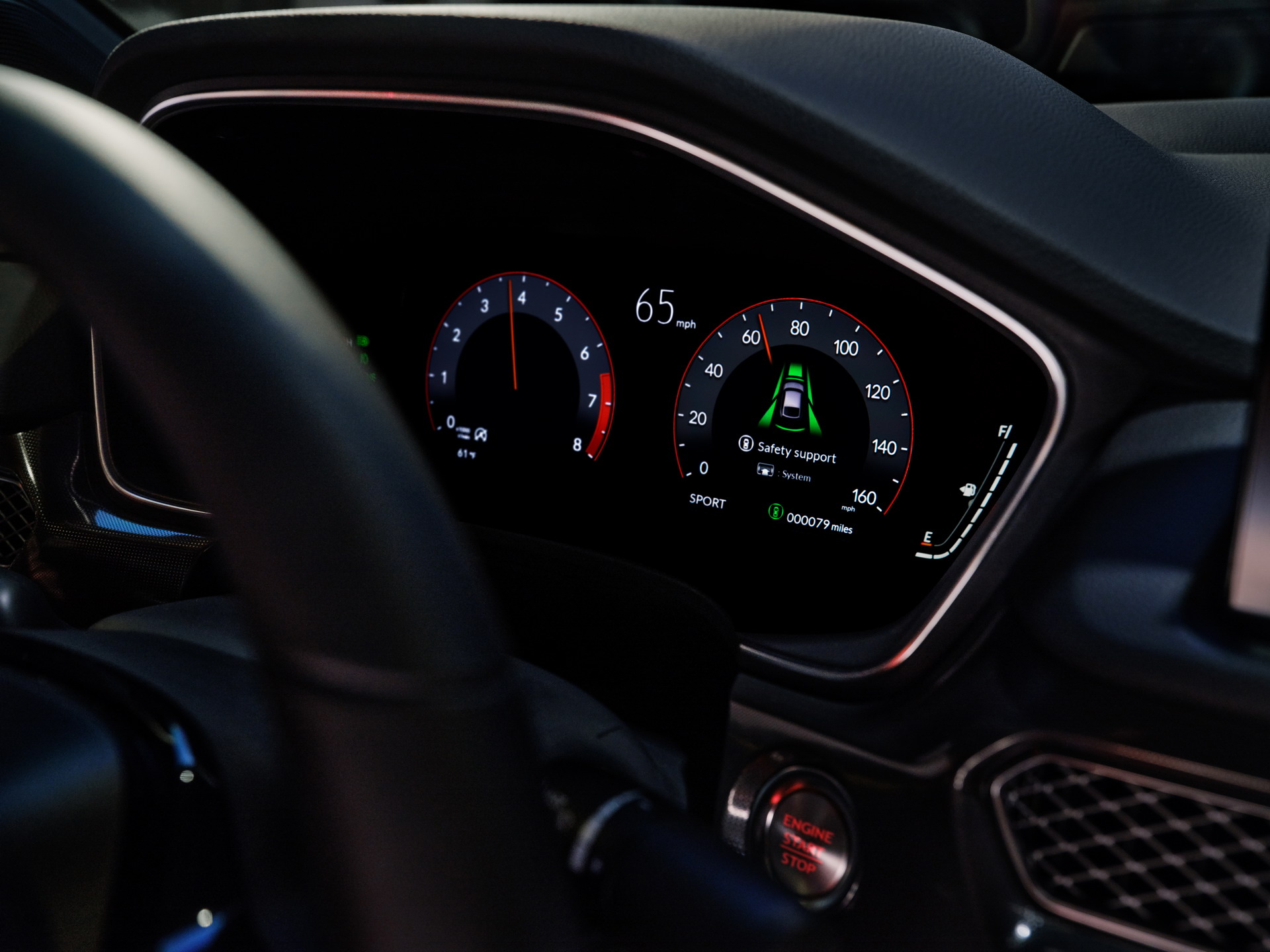 Download 2023 Acura Integra - Digital Instrument Cluster HD Wallpaper 1920x1440 #49