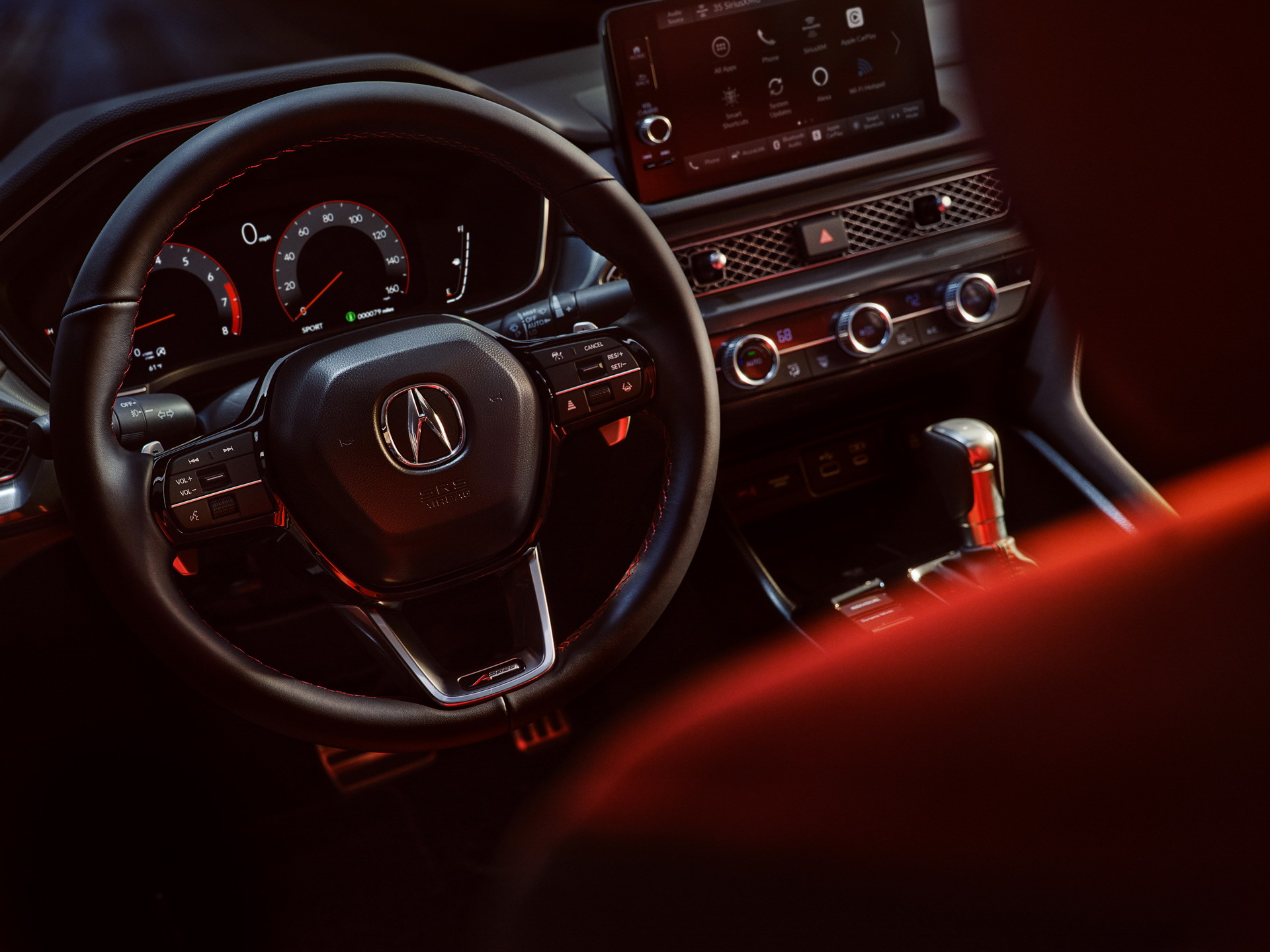 Download 2023 Acura Integra - Interior, Steering Wheel HD Wallpaper 1920x1440 #40