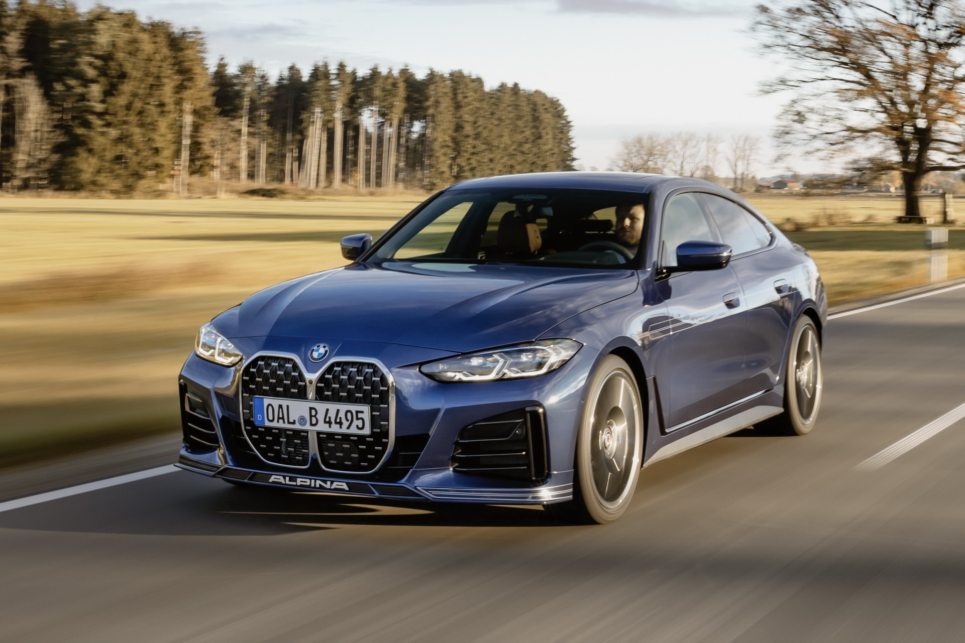 Download 2023 Alpina B4 Gran Coupe - Front HD Wallpaper 1921x1281 #14
