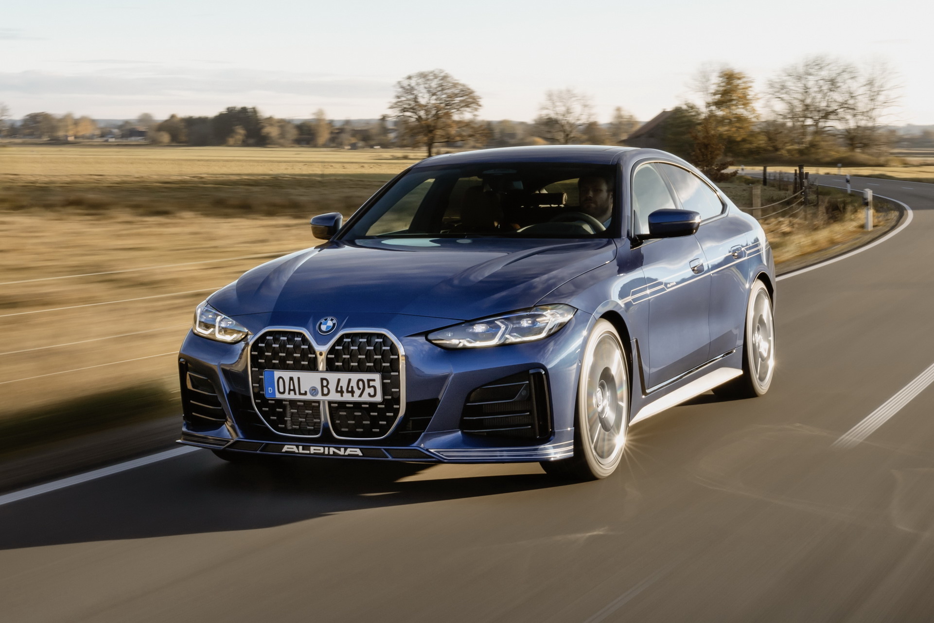 Download 2023 Alpina B4 Gran Coupe - Front HD Wallpaper 1921x1281 #1