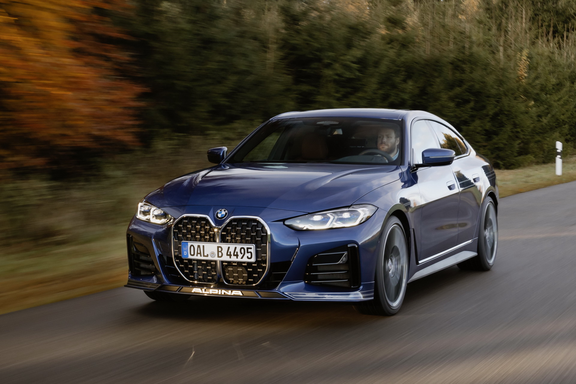 Download 2023 Alpina B4 Gran Coupe - Front HD Wallpaper 1921x1281 #4