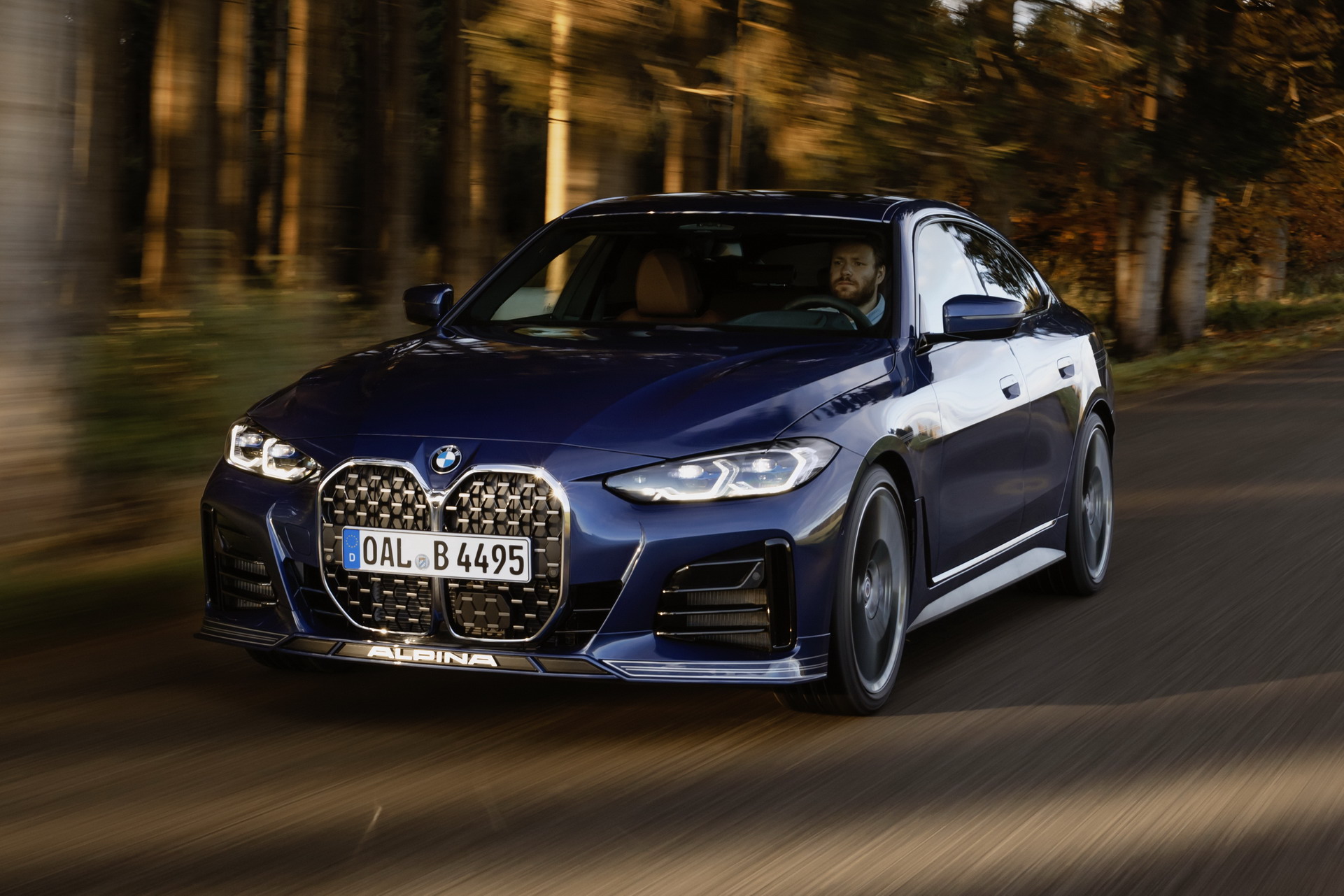 Download 2023 Alpina B4 Gran Coupe - Front HD Wallpaper 1921x1281 #5