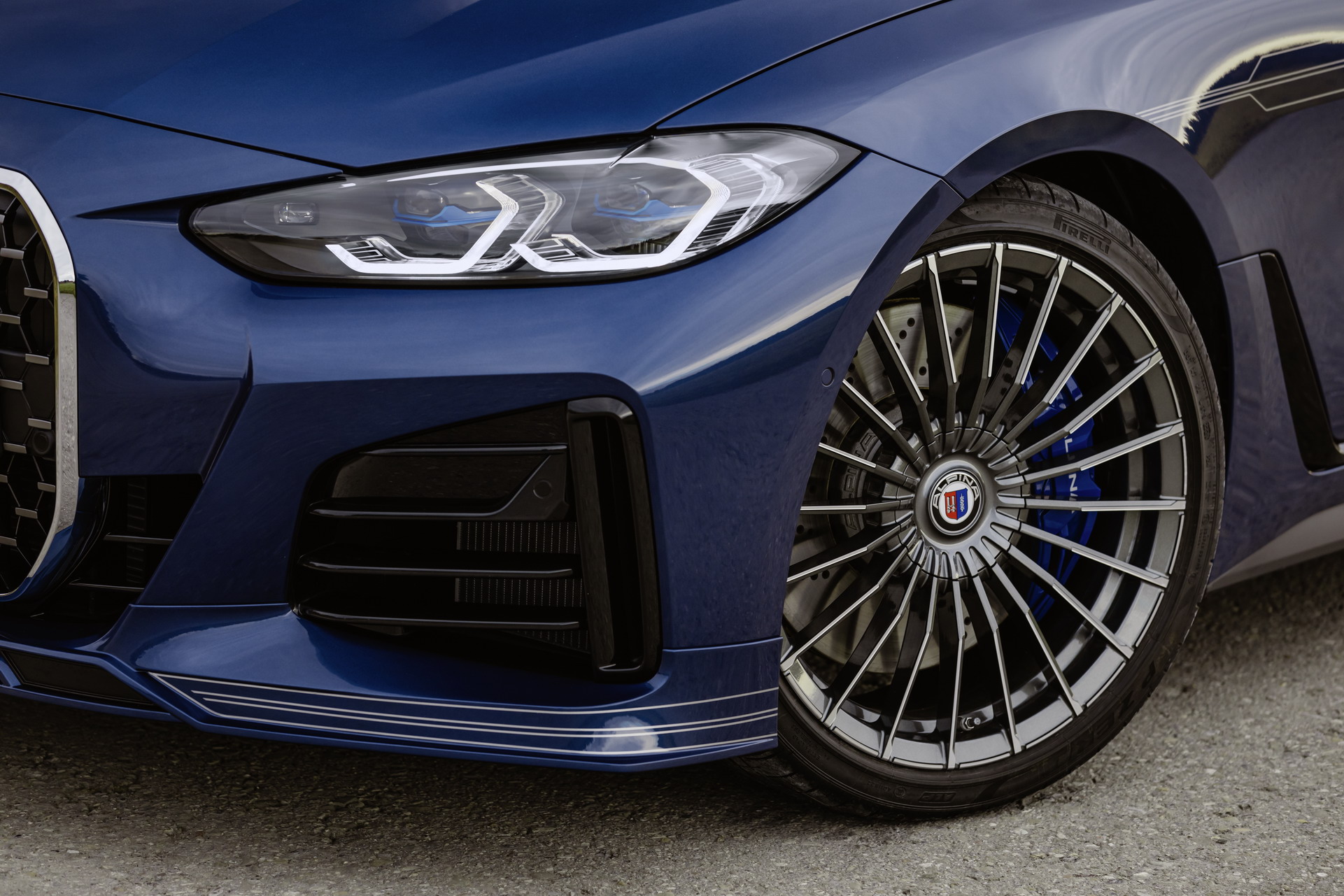 Download 2023 Alpina B4 Gran Coupe - Headlight HD Wallpaper 1921x1281 #34