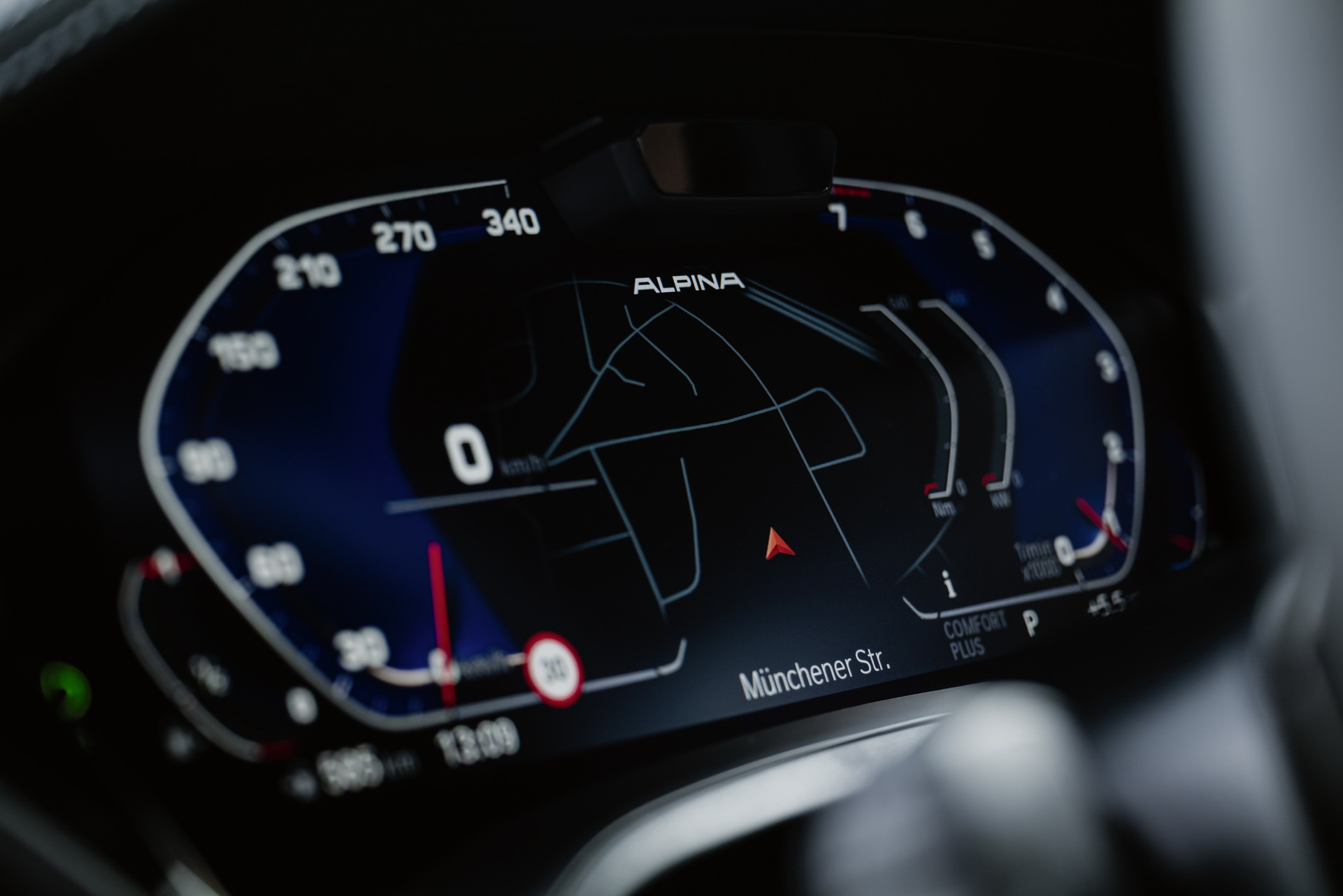 Download 2023 Alpina B4 Gran Coupe - Instrument Cluster HD Wallpaper 1921x1282 #52