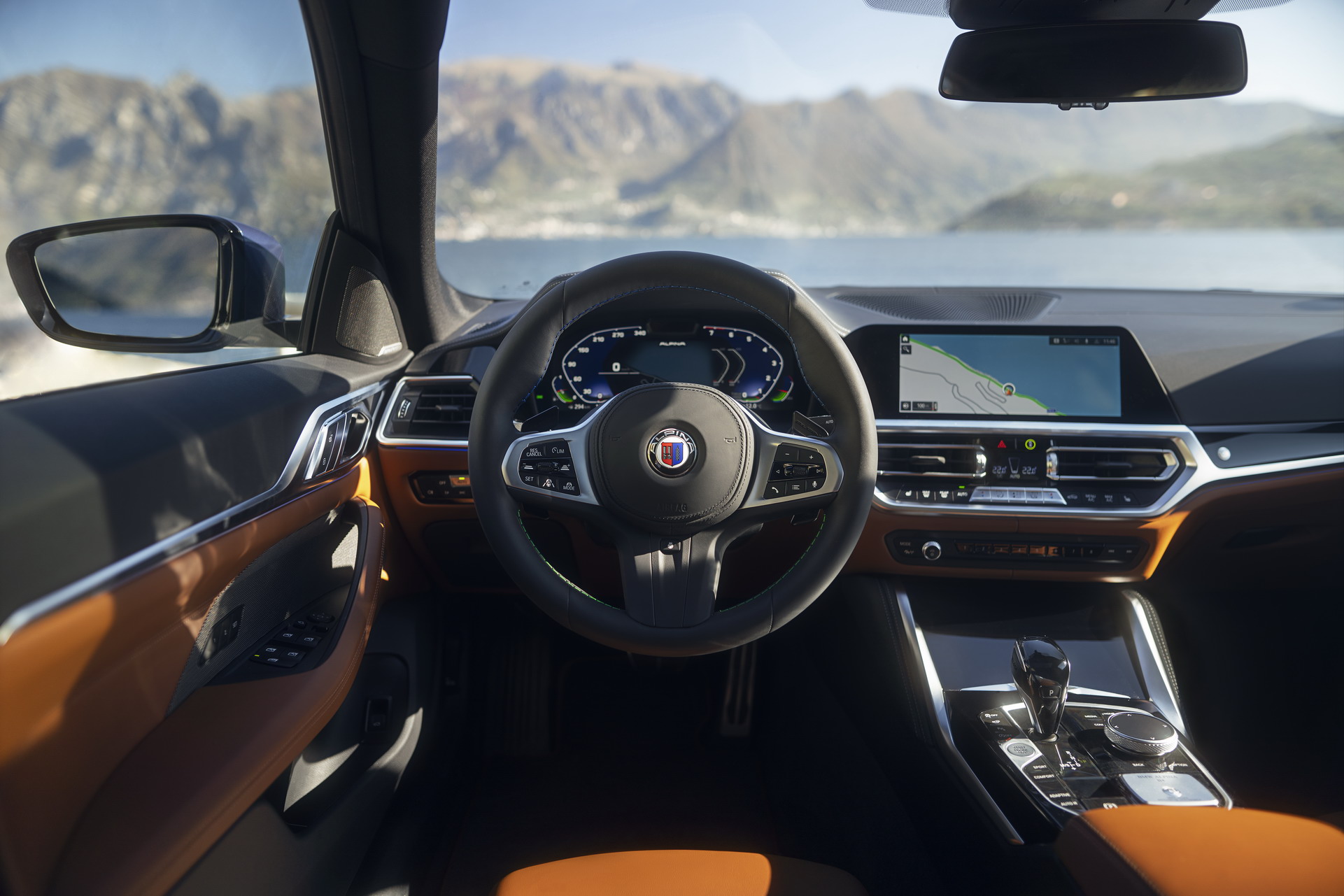 Download 2023 Alpina B4 Gran Coupe - Interior, Cockpit HD Wallpaper 1921x1281 #48