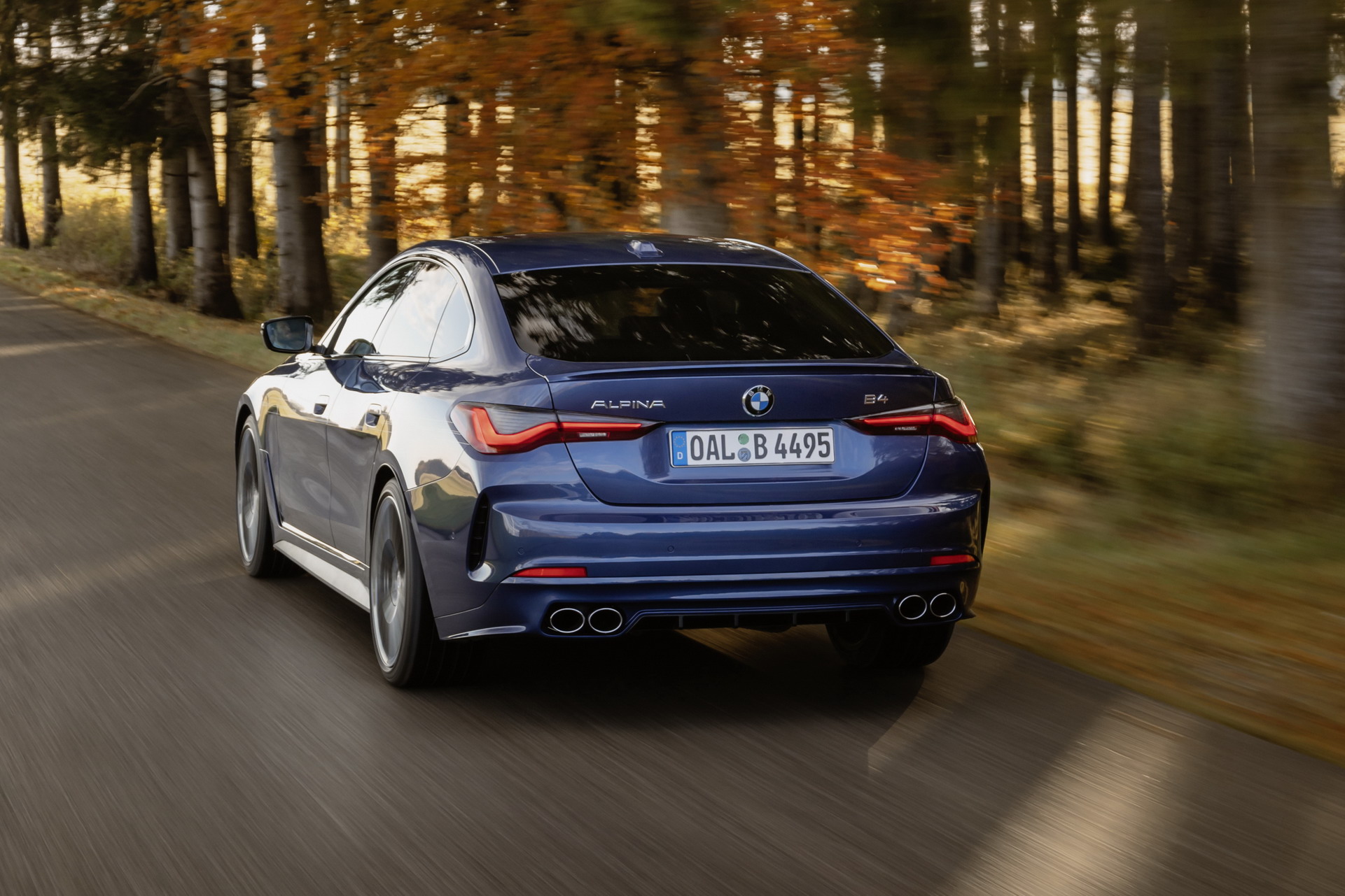 Download 2023 Alpina B4 Gran Coupe - Rear HD Wallpaper 1921x1281 #15