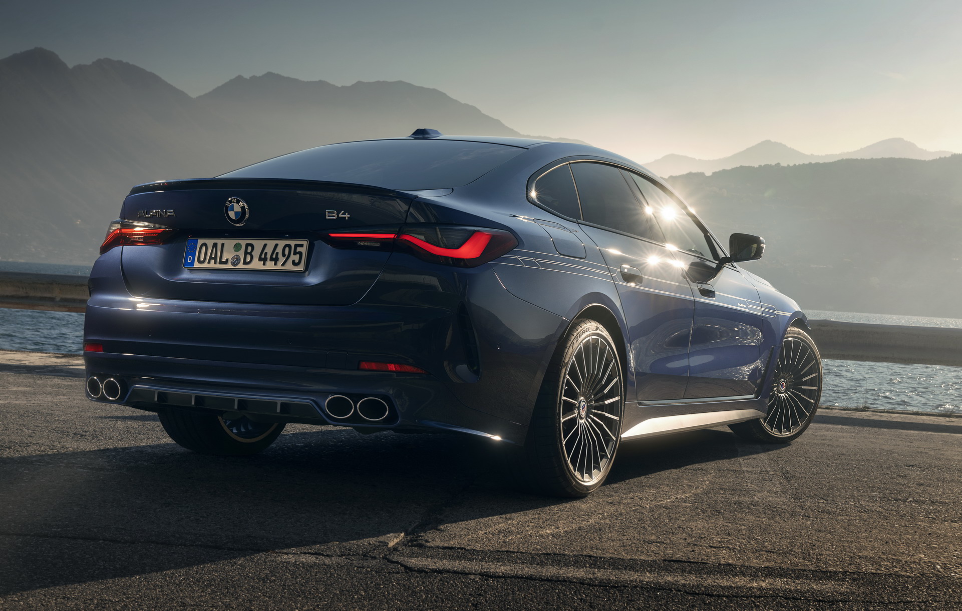 Download 2023 Alpina B4 Gran Coupe - Rear HD Wallpaper 1921x1221 #24