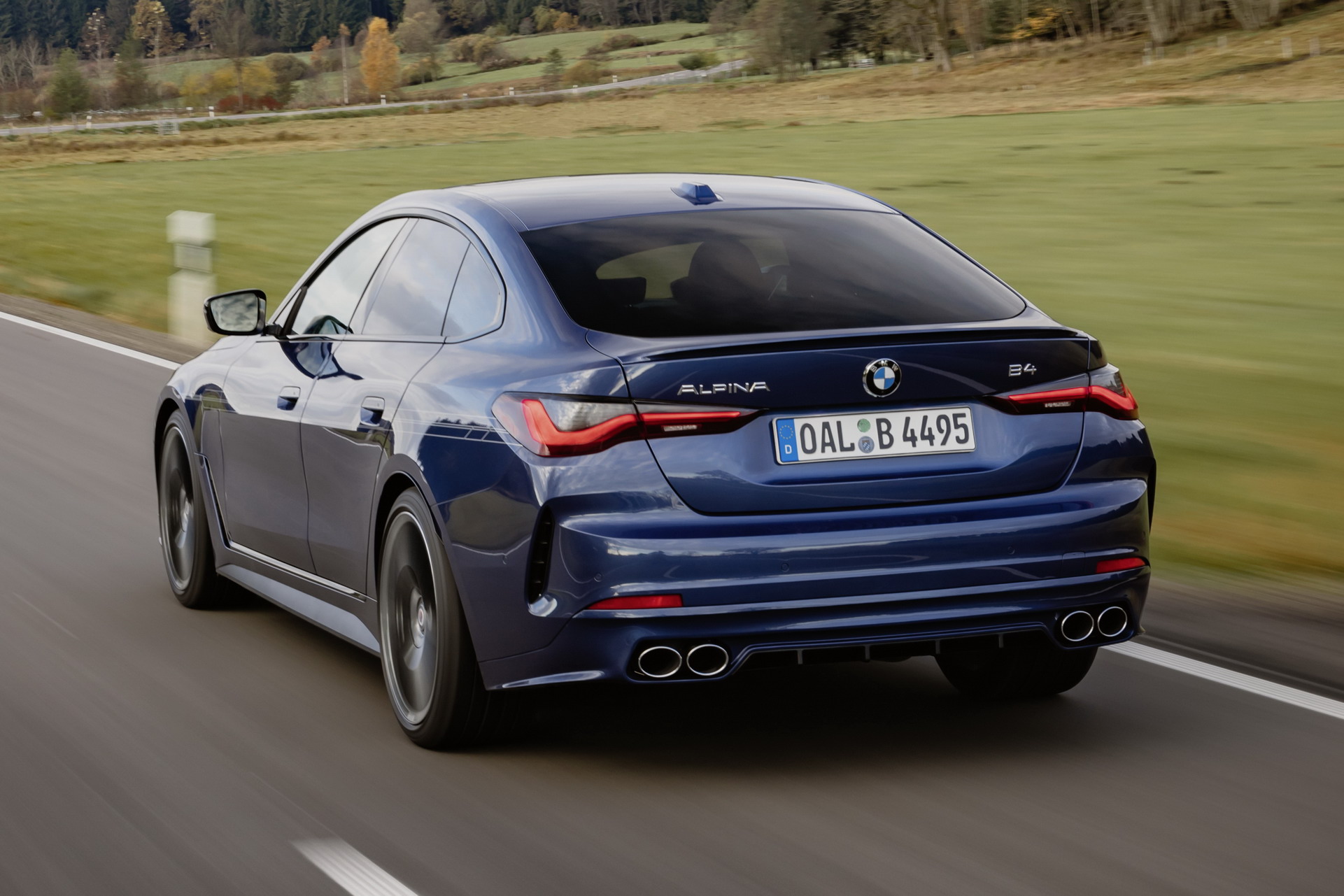 Download 2023 Alpina B4 Gran Coupe - Rear HD Wallpaper 1921x1281 #17
