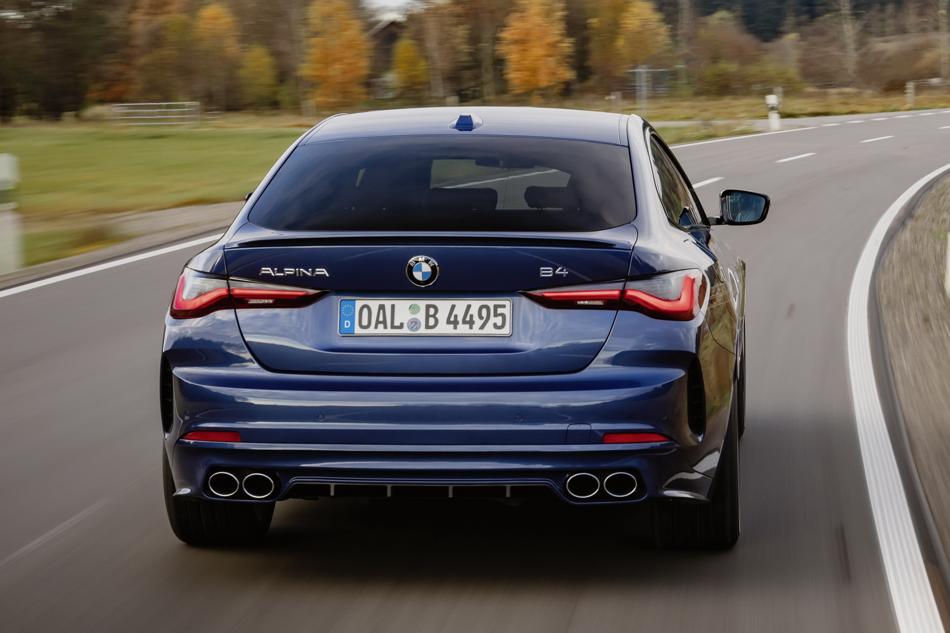 Download 2023 Alpina B4 Gran Coupe - Rear HD Wallpaper 1921x1281 #18