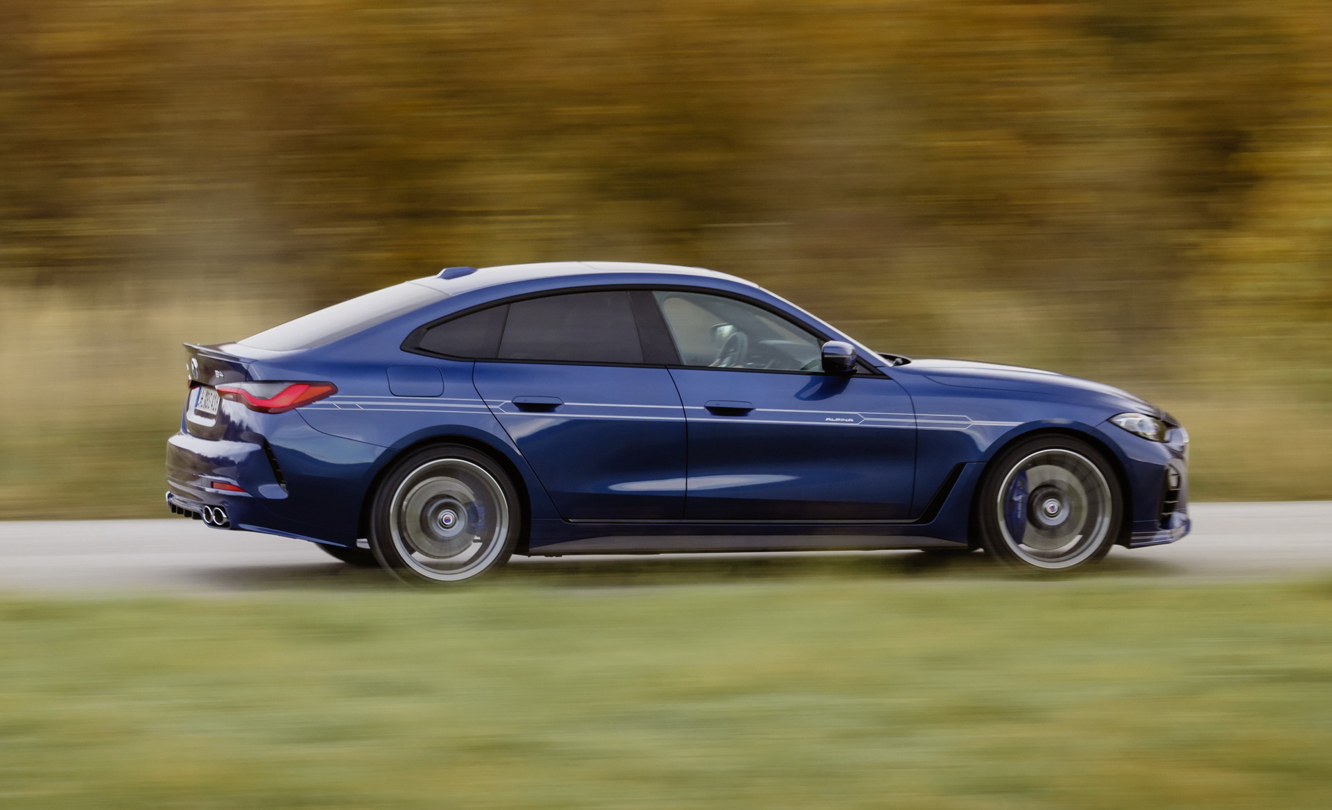 Download 2023 Alpina B4 Gran Coupe - Side HD Wallpaper 1921x1168 #19