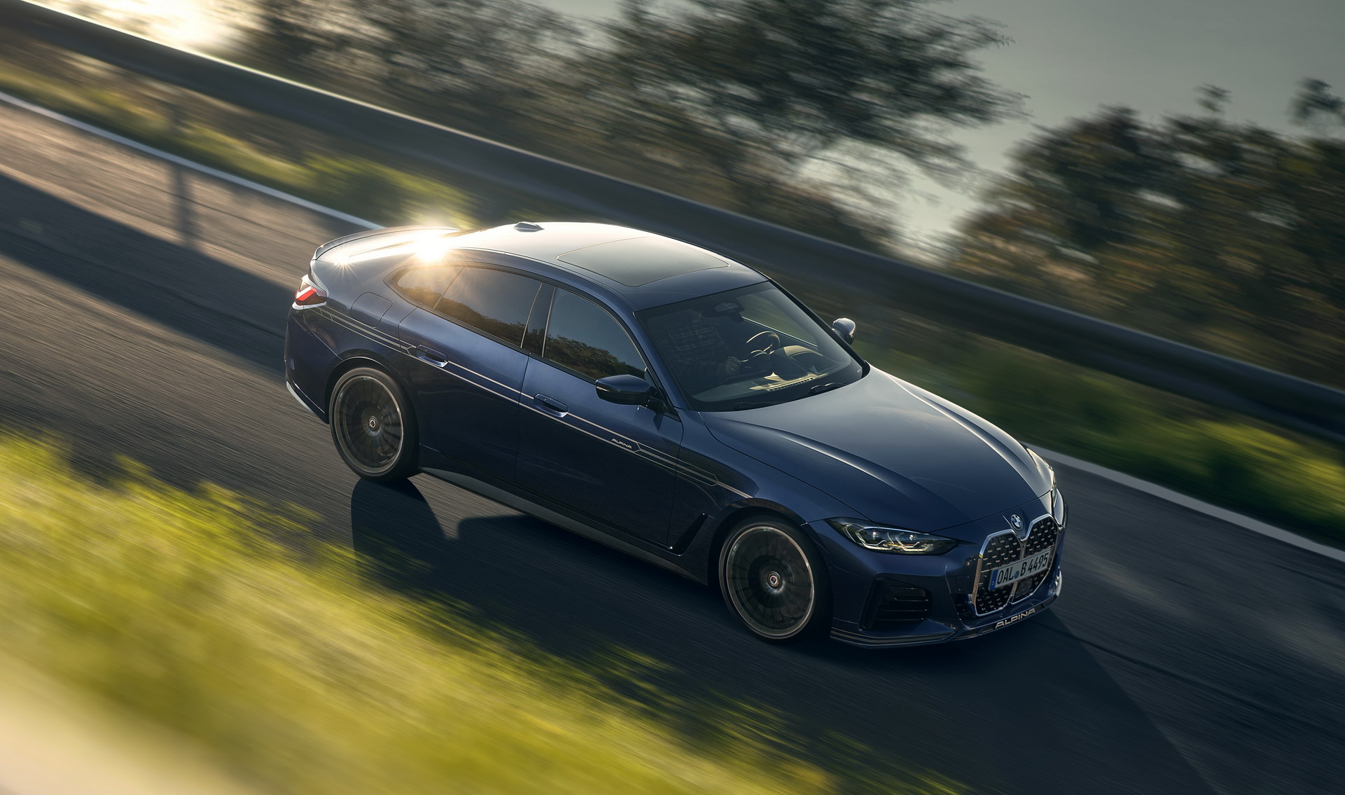 Download 2023 Alpina B4 Gran Coupe - Top HD Wallpaper 1921x1135 #8