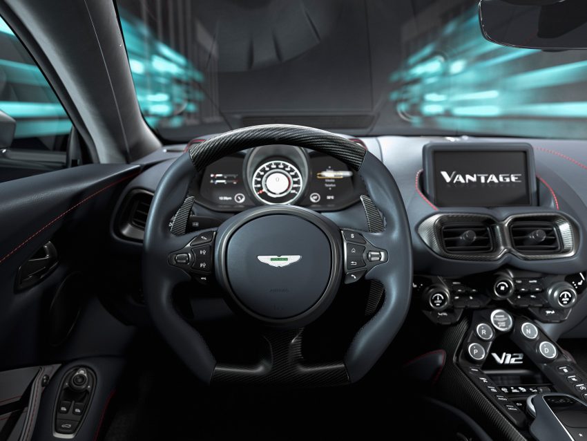 2023 Aston Martin V12 Vantage - Interior, Steering Wheel Wallpaper 850x638 #48