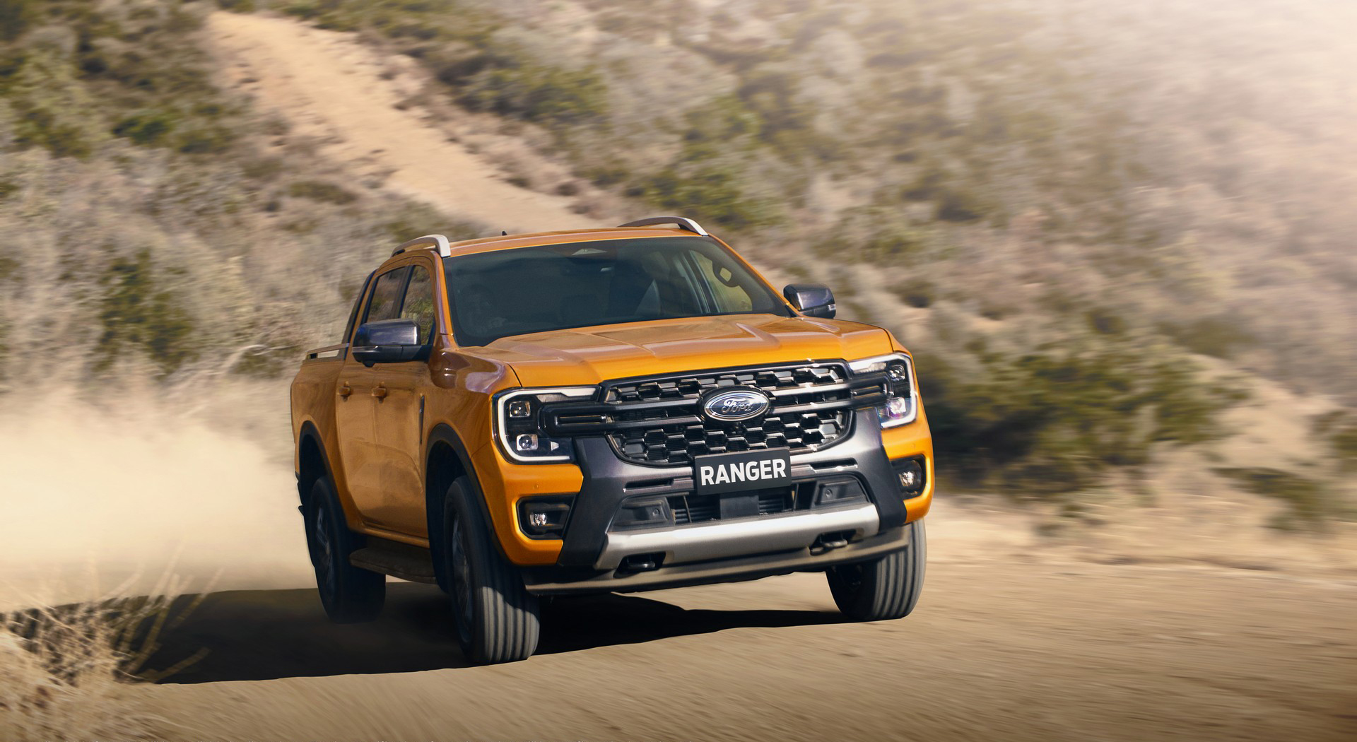 Download 2023 Ford Ranger Wildtrak - AU version - Front HD Wallpaper 1920x1050 #7