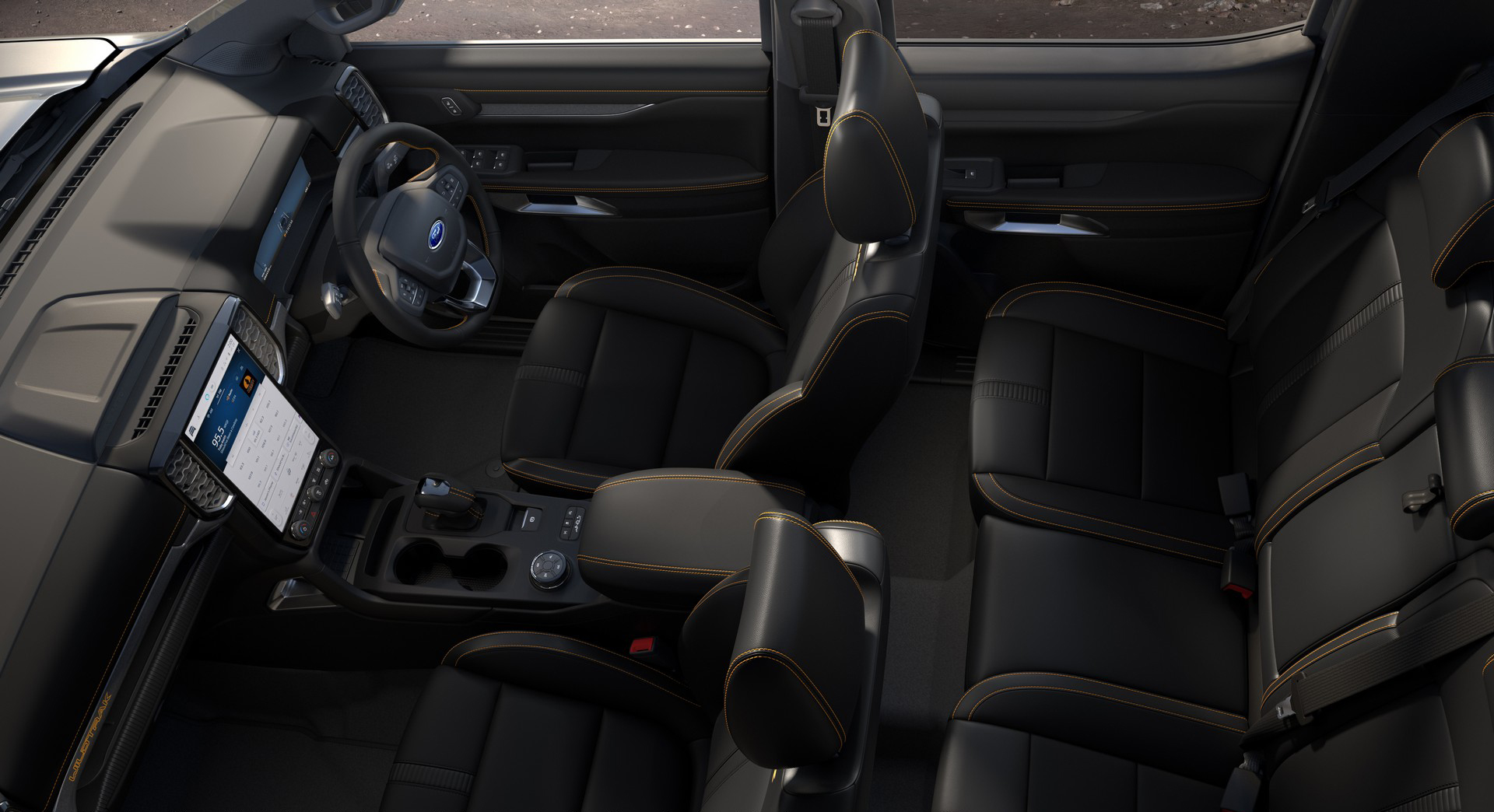 Download 2023 Ford Ranger Wildtrak - AU version - Interior, Detail HD Wallpaper 1920x1044 #35