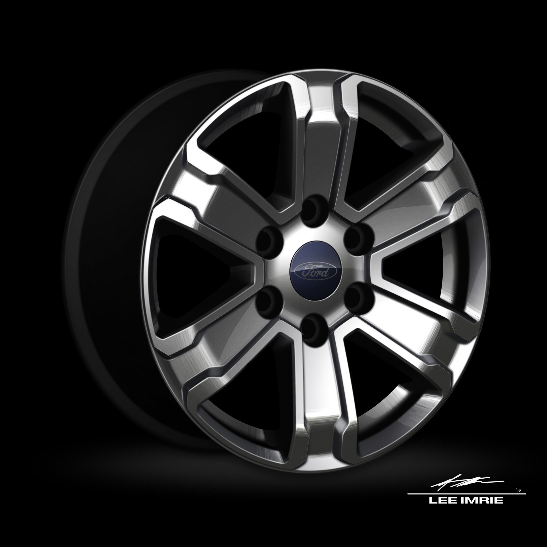 Download 2023 Ford Ranger XLT - AU version - Design Sketch HD Wallpaper 1920x1920 #28