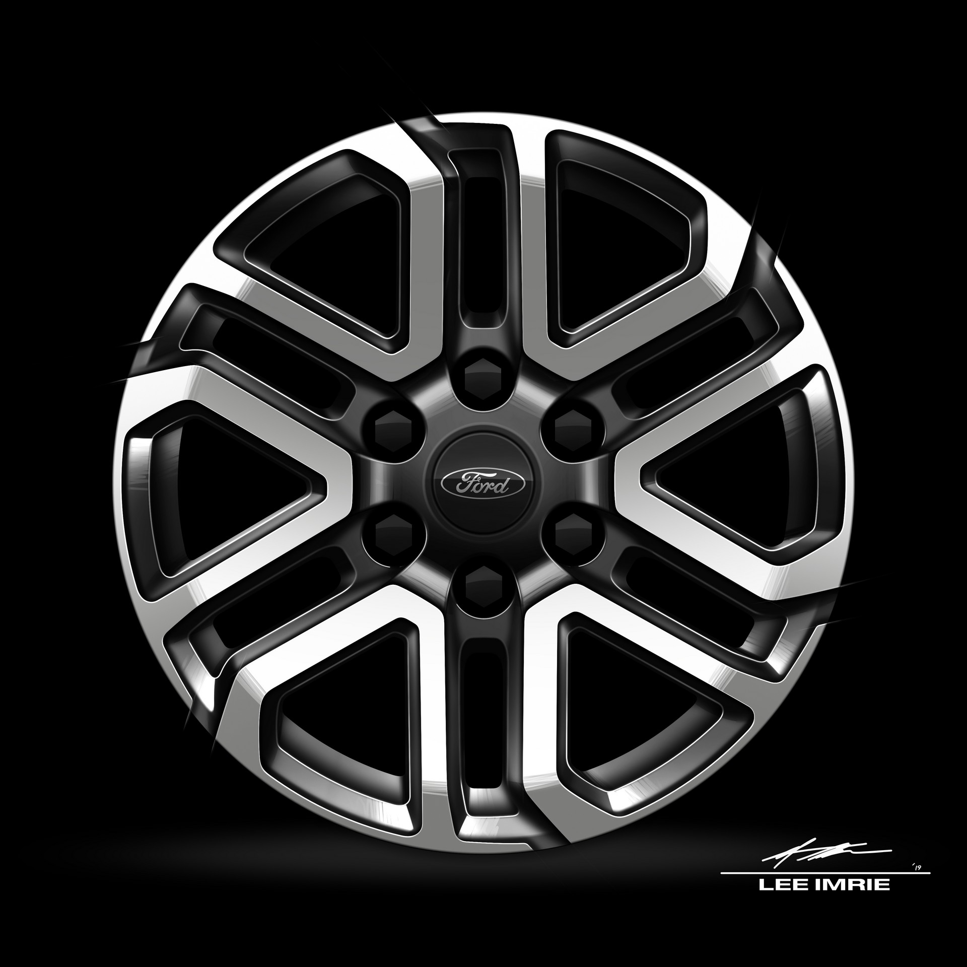 Download 2023 Ford Ranger XLT - AU version - Design Sketch HD Wallpaper 1920x1920 #29