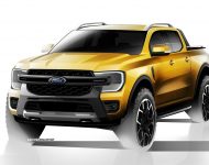 2023 Ford Ranger XLT - AU version - Design Sketch Wallpaper 190x150