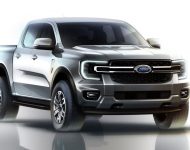2023 Ford Ranger XLT - AU version - Design Sketch Wallpaper 190x150
