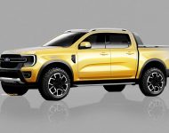 2023 Ford Ranger XLT - AU version - Design Sketch Wallpaper 190x150