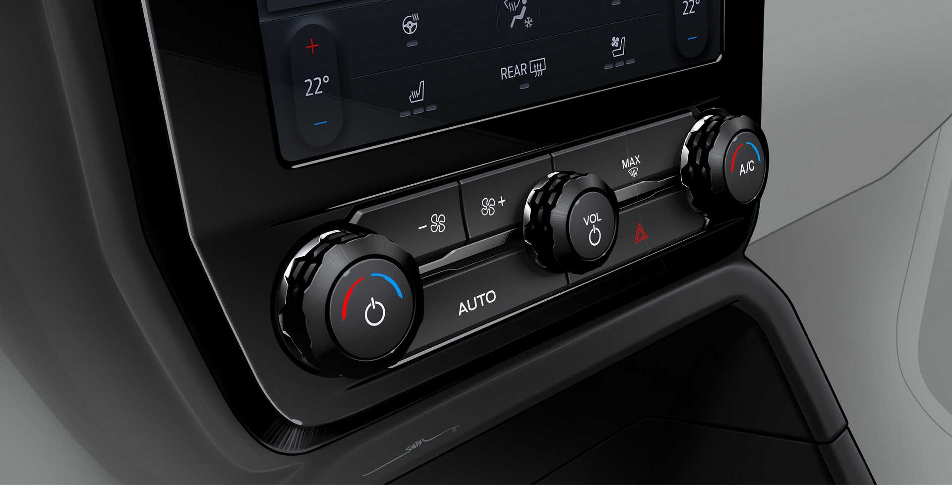 Download 2023 Ford Ranger XLT - AU version - Interior, Detail HD Wallpaper 1920x979 #12