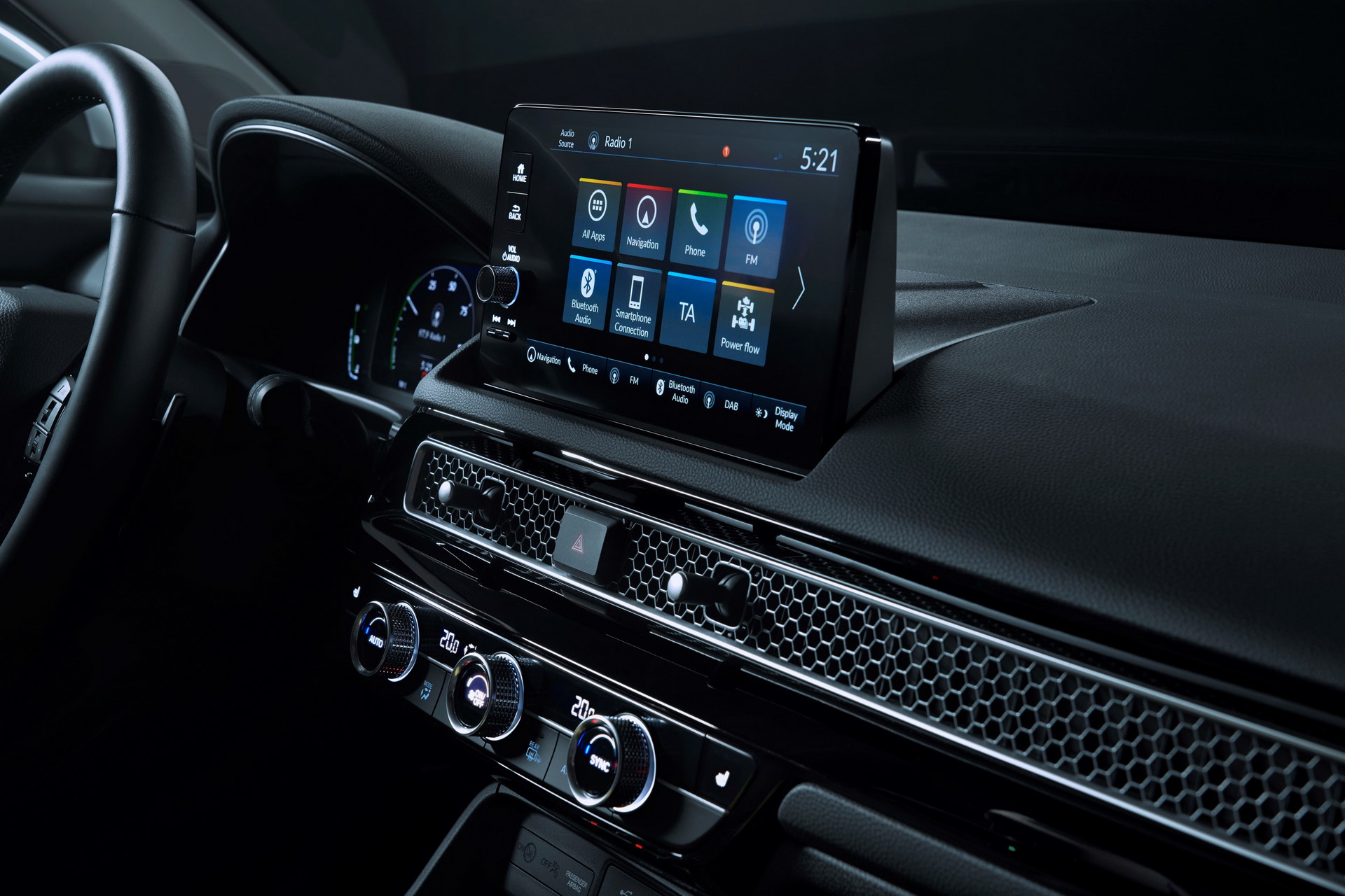 Download 2023 Honda Civic eHEV - Interior, Detail HD Wallpaper 1920x1280 #12