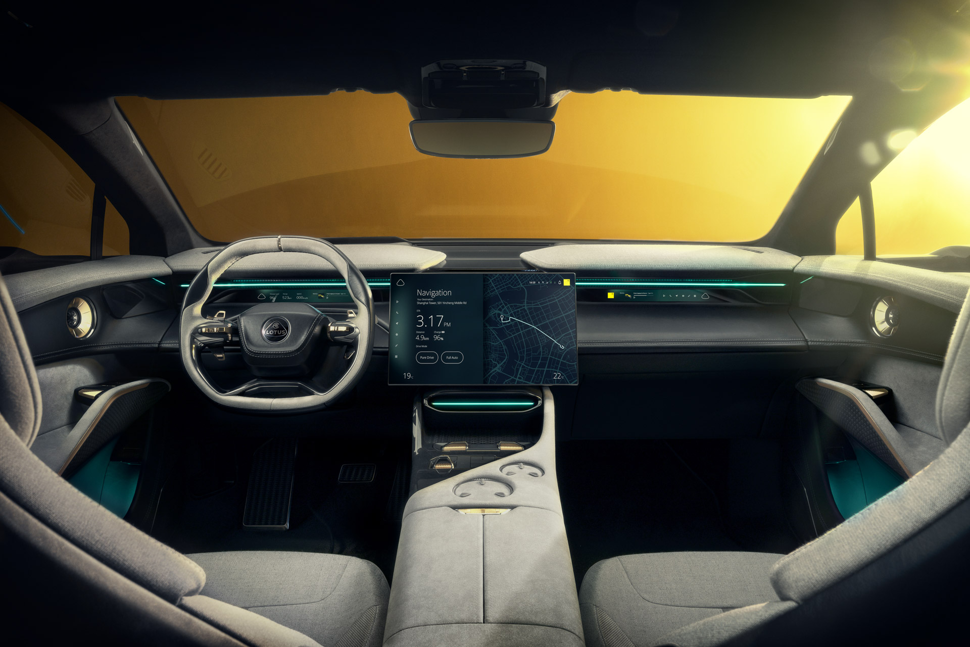 Download 2023 Lotus Eletre - Interior, Cockpit HD Wallpaper 1920x1281 #23