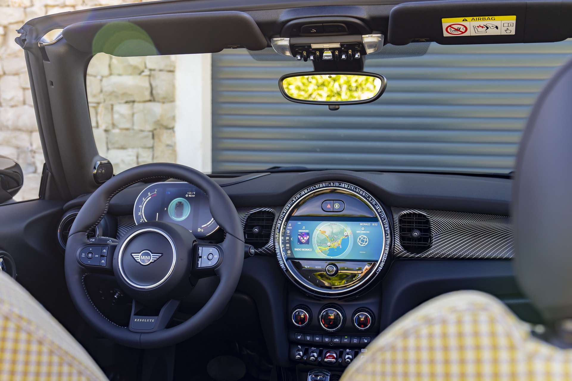Download 2023 MINI Cooper S Convertible Resolute Edition - Interior, Cockpit HD Wallpaper 1921x1280 #64