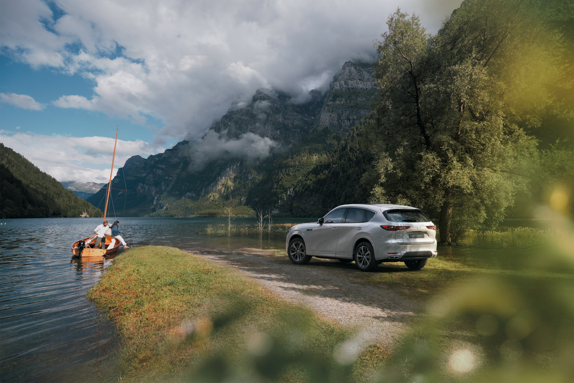 Download 2023 Mazda CX-60 PHEV - Rear Three-Quarter HD Wallpaper 1920x1281 #4