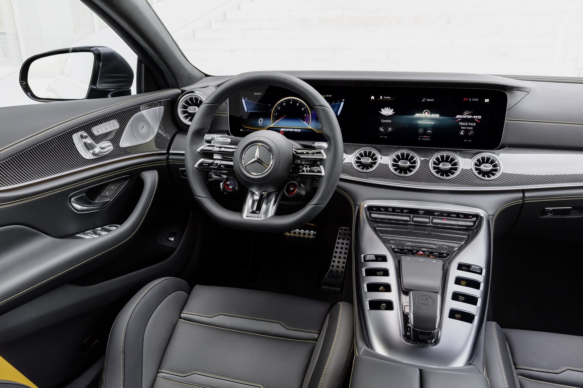 Download 2023 Mercedes-AMG GT 63 S 4-Door Coupe - Interior, Cockpit HD Wallpaper 1920x1280 #27