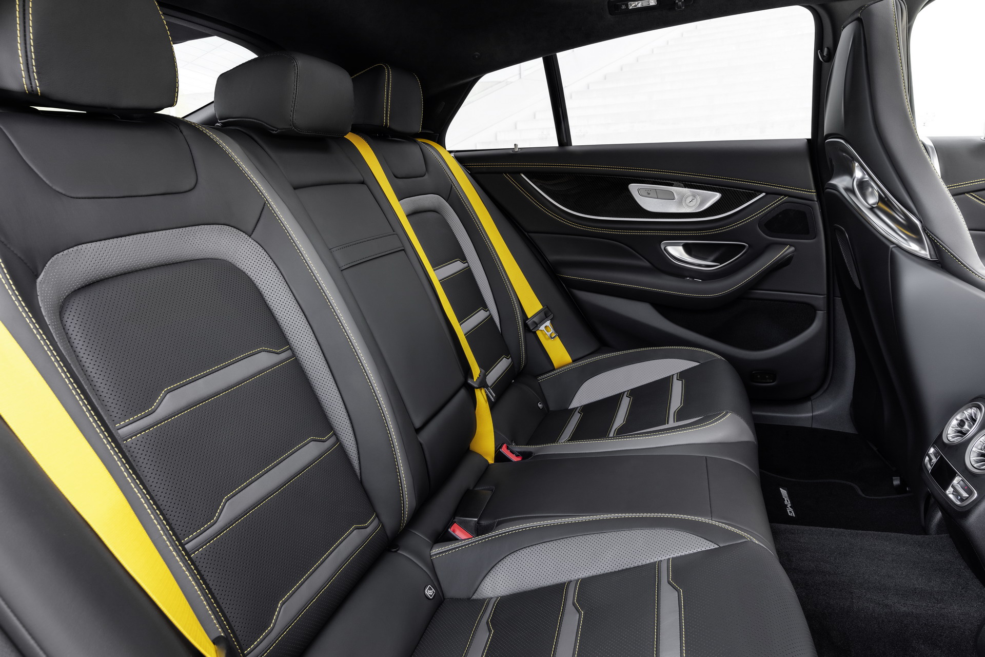 Download 2023 Mercedes-AMG GT 63 S 4-Door Coupe - Interior, Rear Seats HD Wallpaper 1920x1280 #30