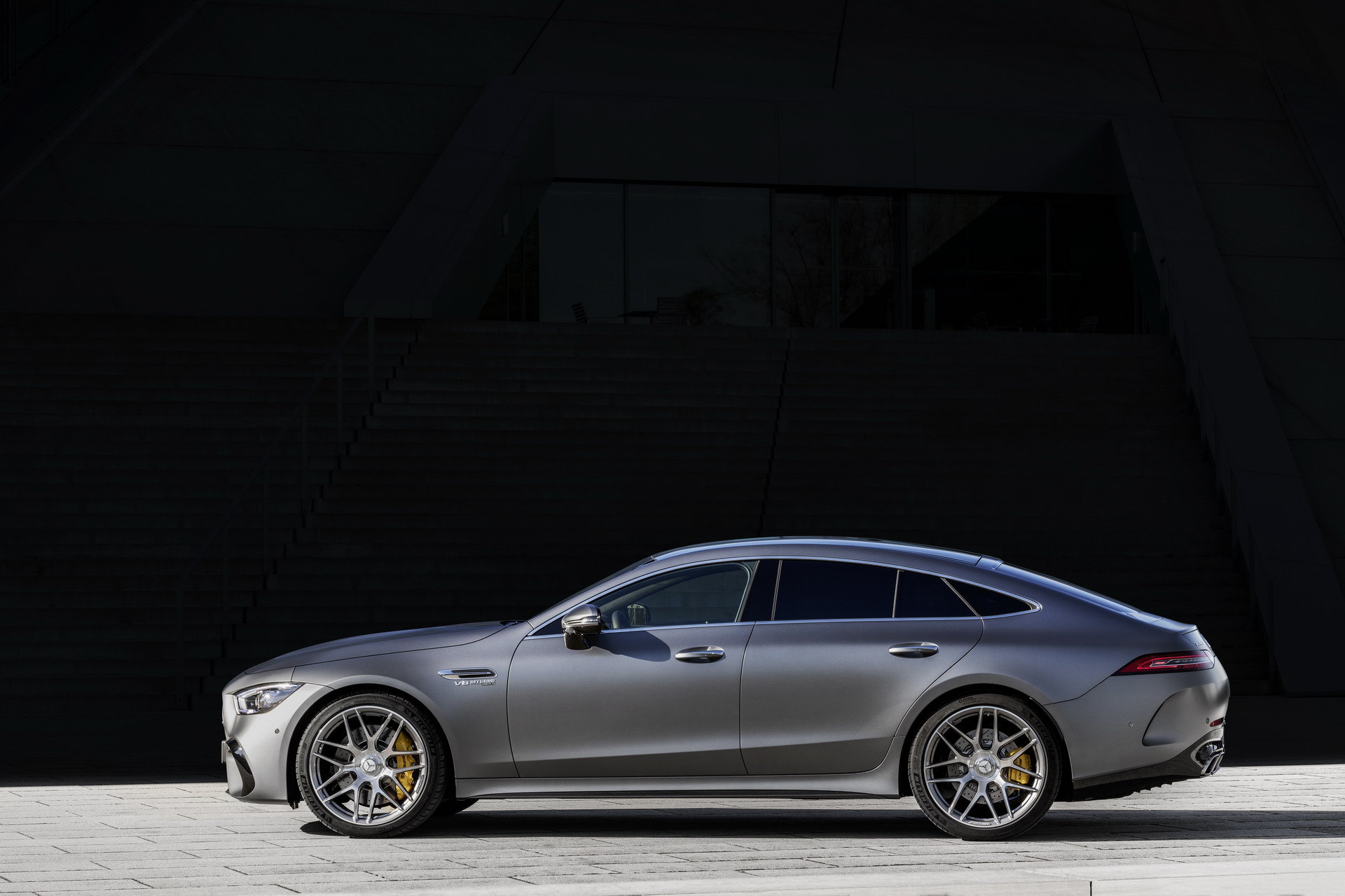 Download 2023 Mercedes-AMG GT 63 S 4-Door Coupe - Side HD Wallpaper 1920x1280 #21